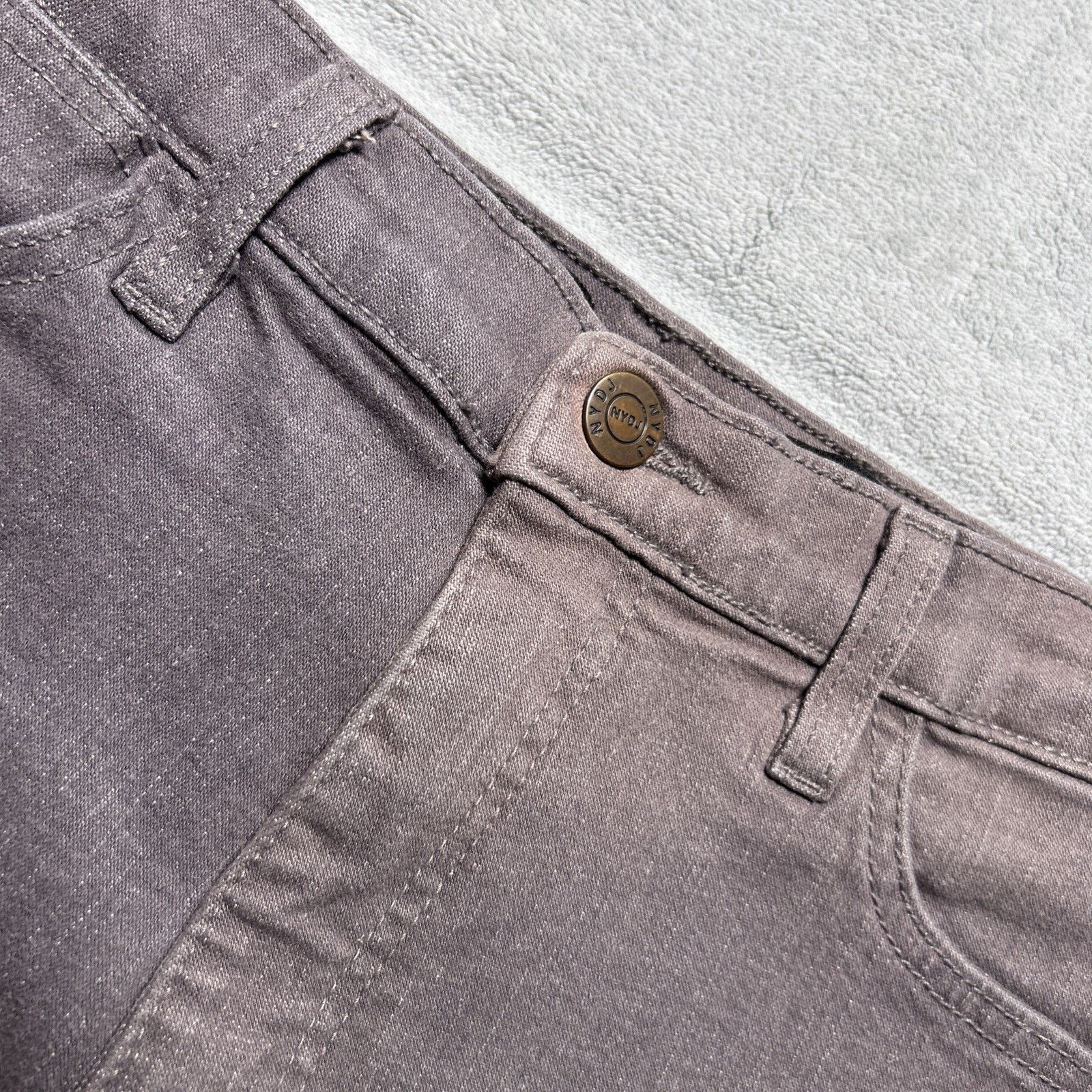 NYDJ Beyond Baggy Dojo Jeans Women 8 29x32 Flare Wide NYDJ USA Size 30" / US 8 / IT 44 - 8 Thumbnail