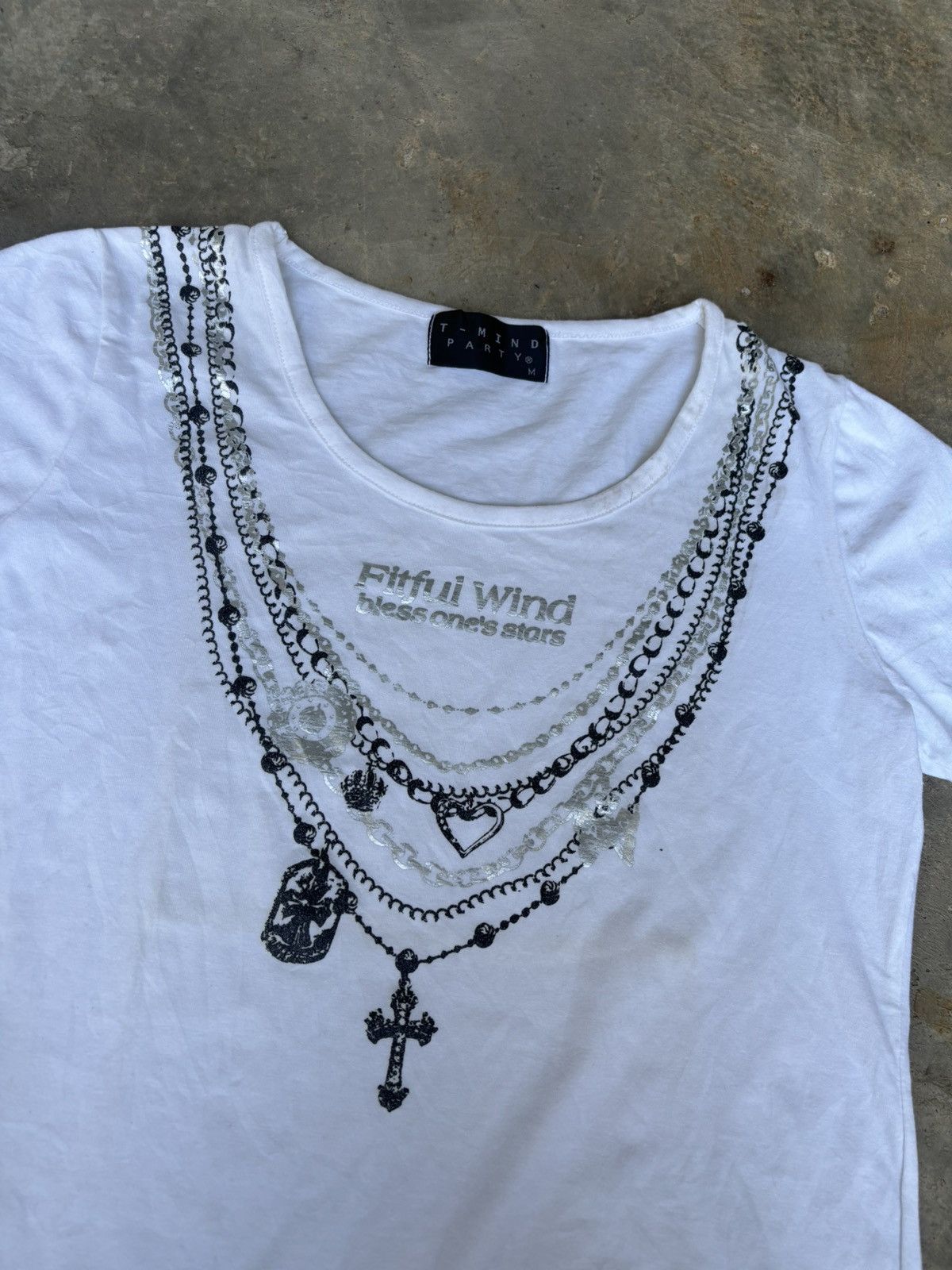 Hysteric Glamour Y2k T-Mind Party Necklace Ifsixwasnine Style Tshirt Size US M / EU 48-50 / 2 - 3 Thumbnail