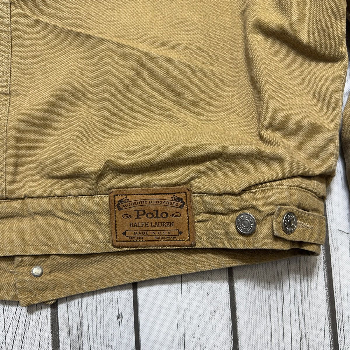 Vintage Polo flannel lined work jacket