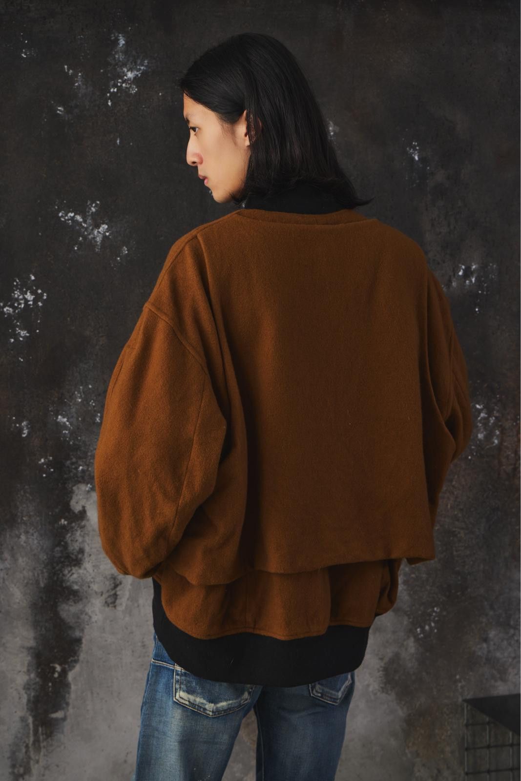 Other VOAAOV OVERSIZE WOOL BOMBER JACKET Size US M / EU 48-50 / 2 - 3 Thumbnail