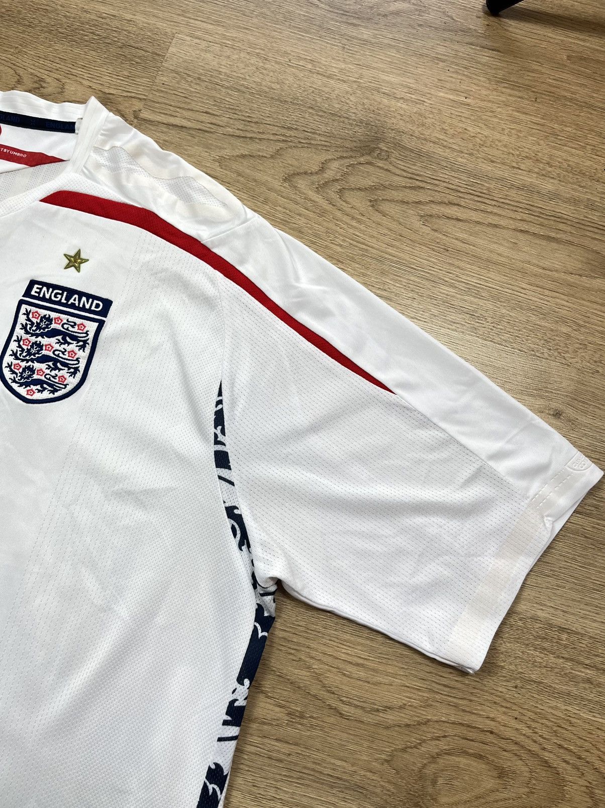 Umbro England 2007-2009 Home Shirt Umbro Soccer Jersey Size 3XL Size US XXL / EU 58 / 5 - 4 Thumbnail
