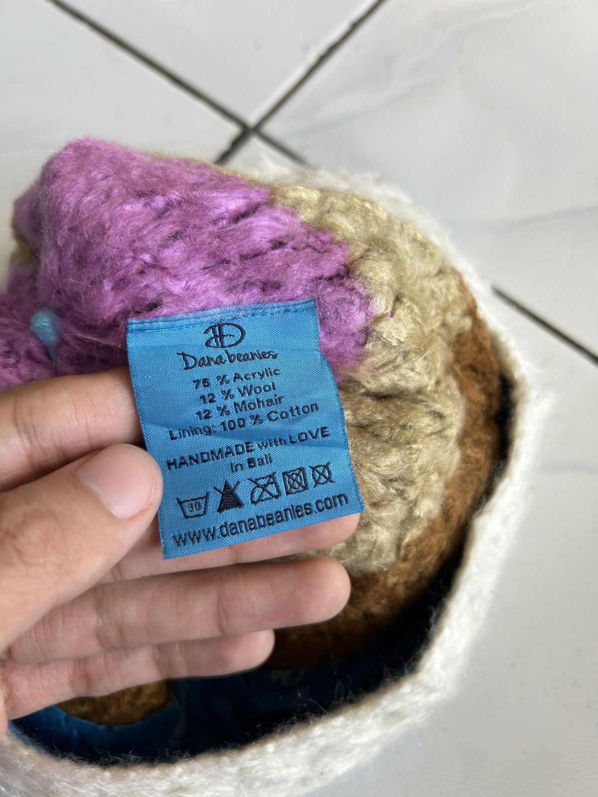 Japanese Brand Crochet Knitted Multicolour Beanie Hats Size ONE SIZE - 5 Thumbnail