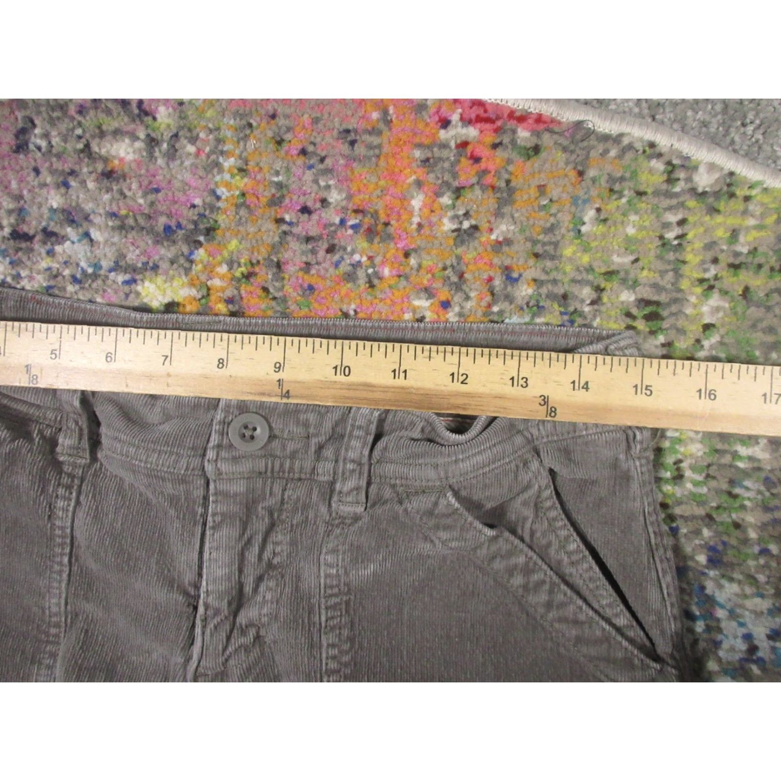 The North Face The North Face Pants Corduroy Women’s 8 Gray Low Rise Hiking Stretch 30x30 Size 30" / US 8 / IT 44 - 3 Thumbnail