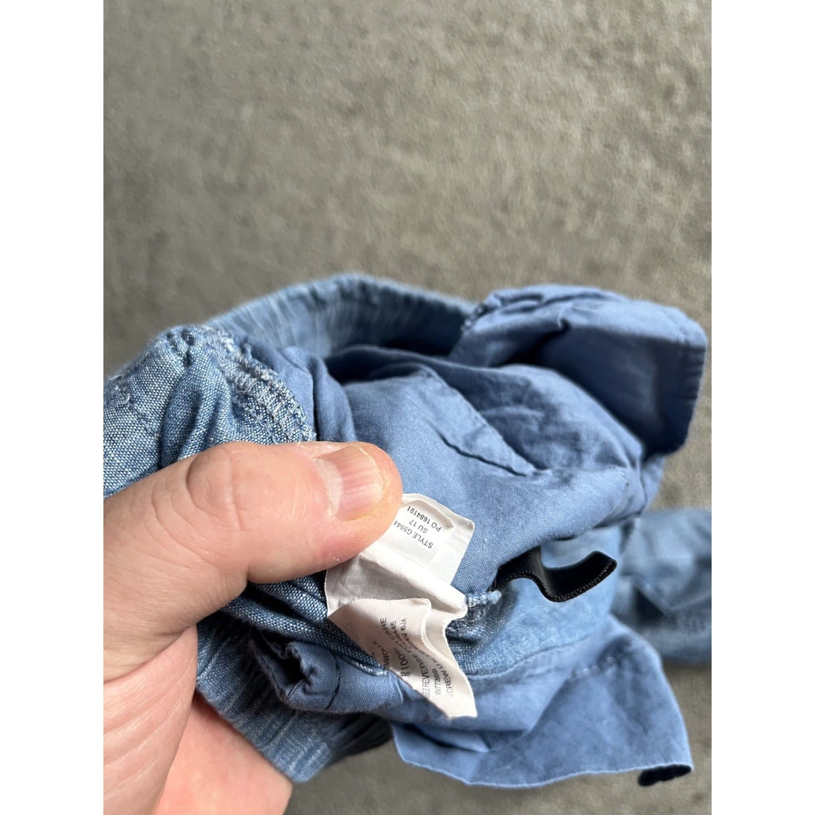 J.Crew J.Crew Jogger Pants 4 Tall Denim Chambray Blue Stretch Waist G5944 Women Pants Activewear Jeans 4 Tall Blue J.CREW Size 27" / US 4 / IT 40 - 6 Thumbnail