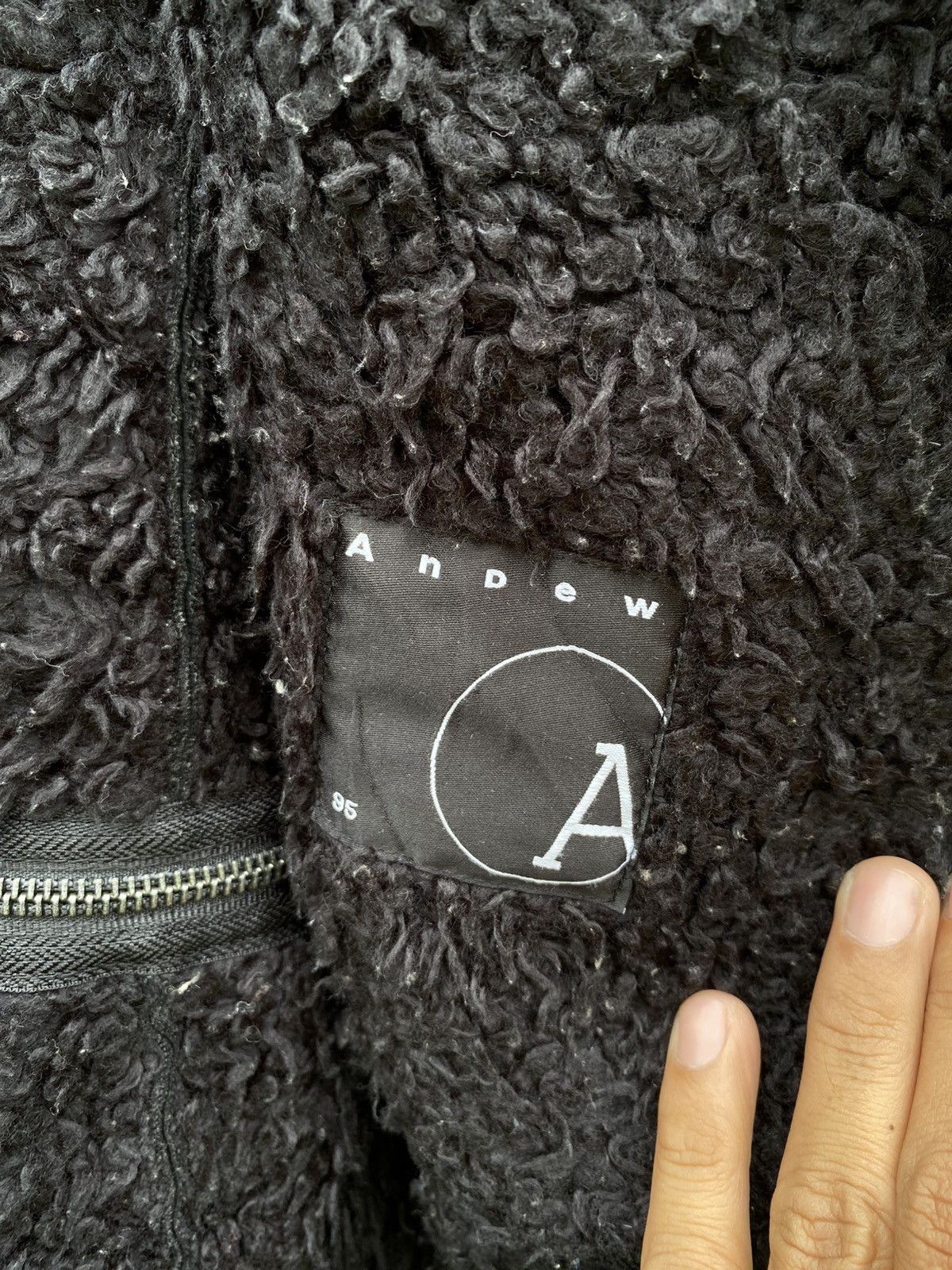 ANDEW Andew Suede Avant Garde Style Asymmetrical Goth Dark Luxury Size US M / EU 48-50 / 2 - 20 Thumbnail
