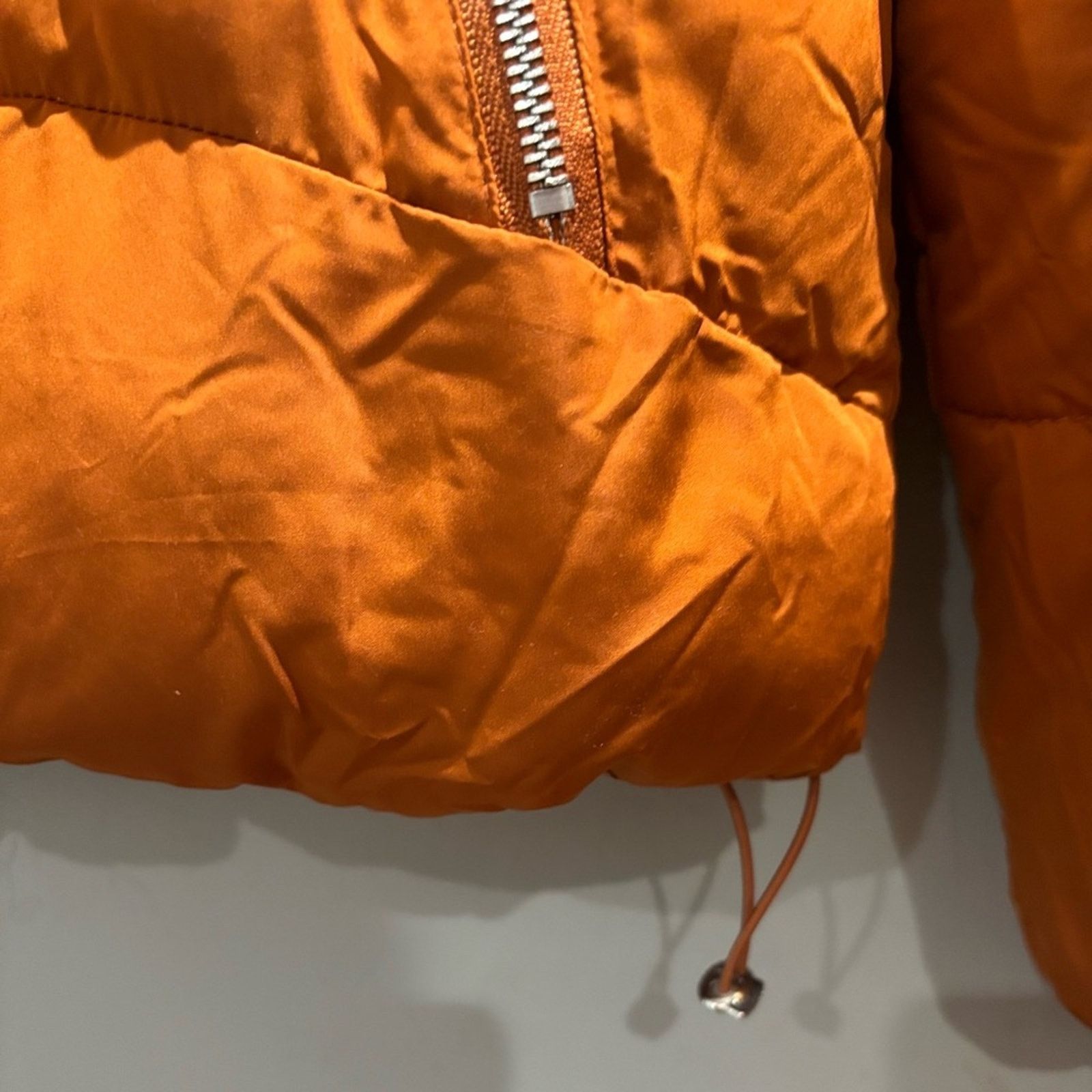 Other DELUC Women's Lipa Rust Puffer Zipper Jacket Sz S Size S / US 4 / IT 40 - 7 Thumbnail