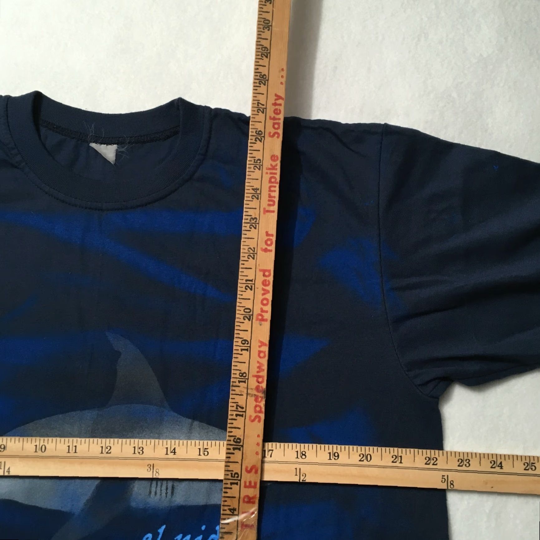 Vintage VINTAGE shark shirt Adult XL blue 90s Y2K sea fish water graphic shirt Size US XL / EU 56 / 4 - 5 Thumbnail