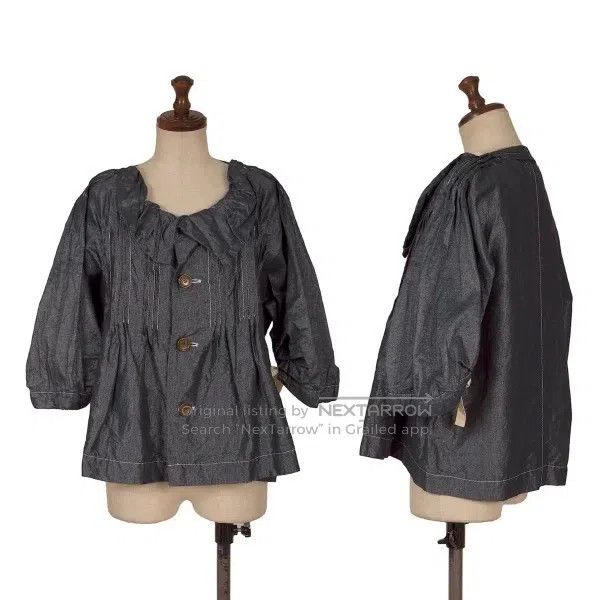 Comme des Garcons Comme Des Garcons Dark Retro Denim Jacket Size M / US 6-8 / IT 42-44 - 1 Thumbnail