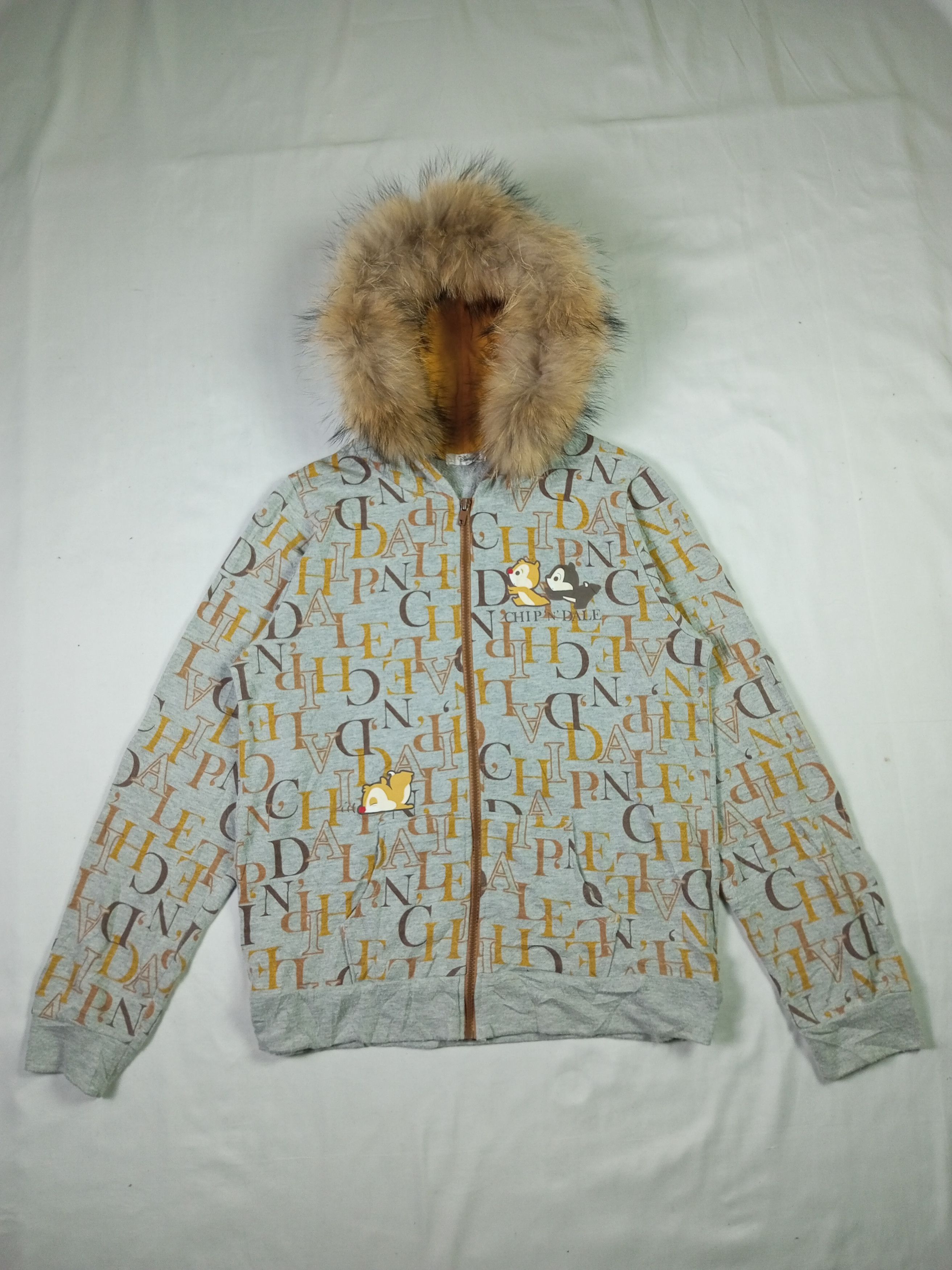 Disney Faux fur hoodie chip'n'dale ifsixwasnine style
