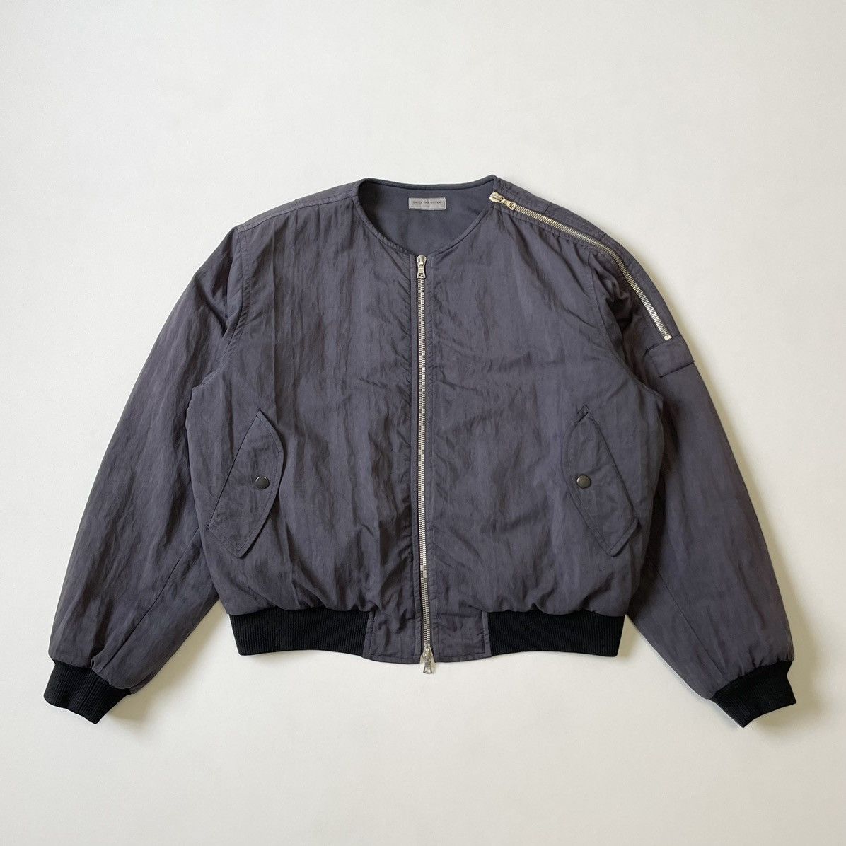 Dries Van Noten A/W 14 Shoulder Zip Bomber Jacket | Grailed