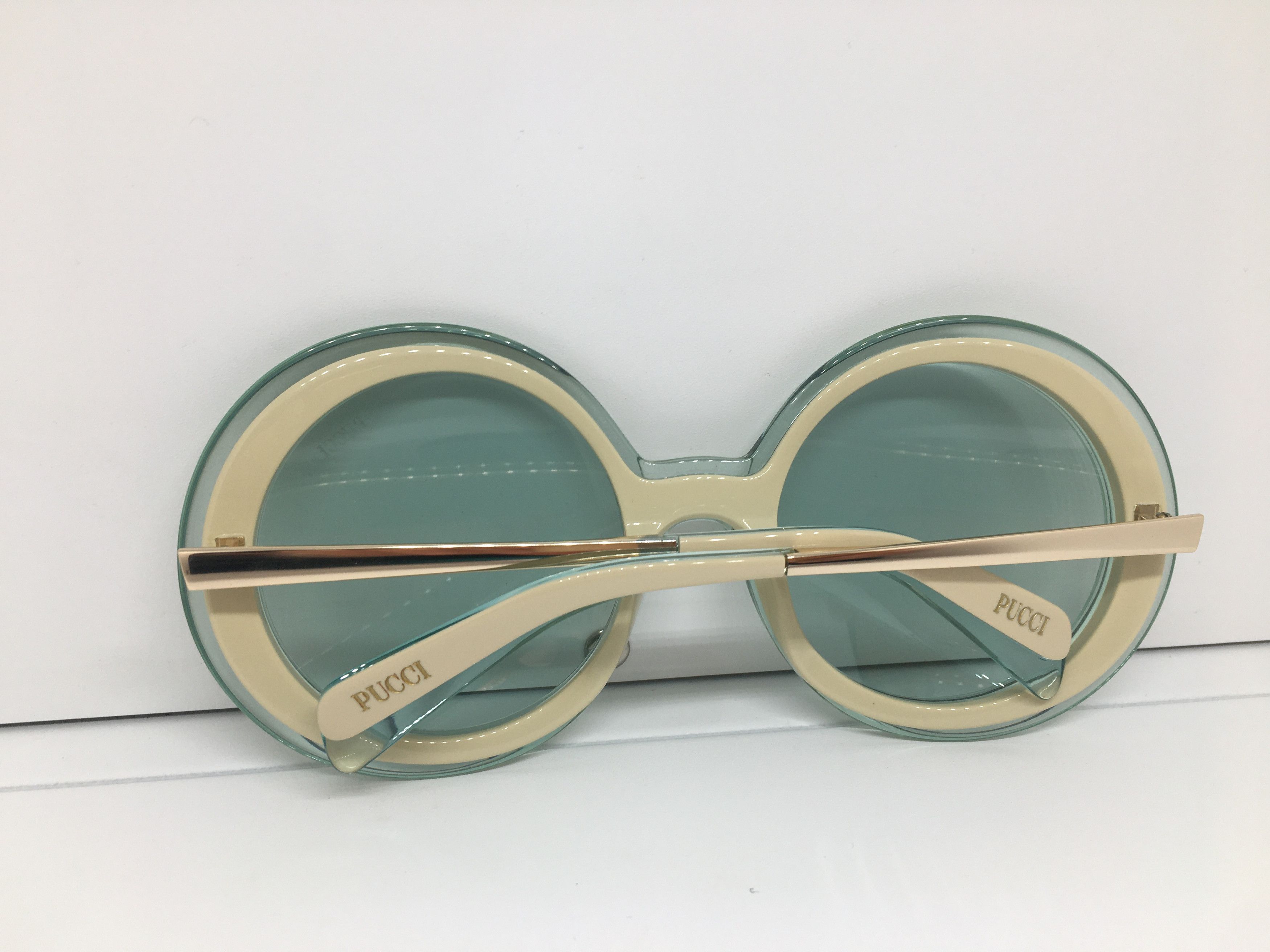 Emilio Pucci Emilio Pucci EP 0110 Oversize Round Sunglasses Frame Size ONE SIZE - 9 Thumbnail