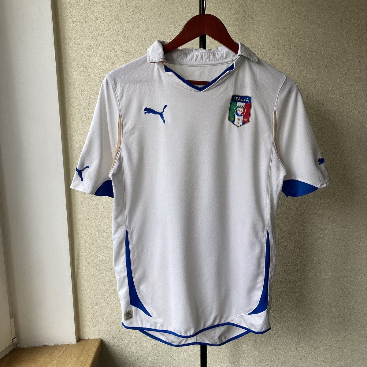 Vintage Italy Blokcore Jersey Puma 2012 Streetwear Casual Y2k Size US S / EU 44-46 / 1 - 1 Thumbnail