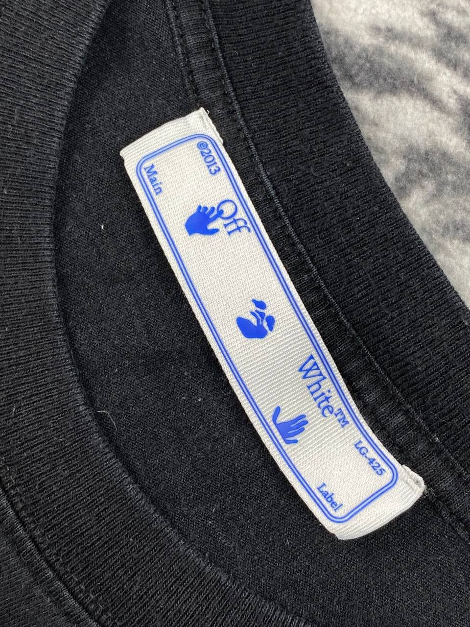 Off-White Off-White Gradient Arrows Big Logo T Shirt Black Men Size L Size US L / EU 52-54 / 3 - 10 Thumbnail