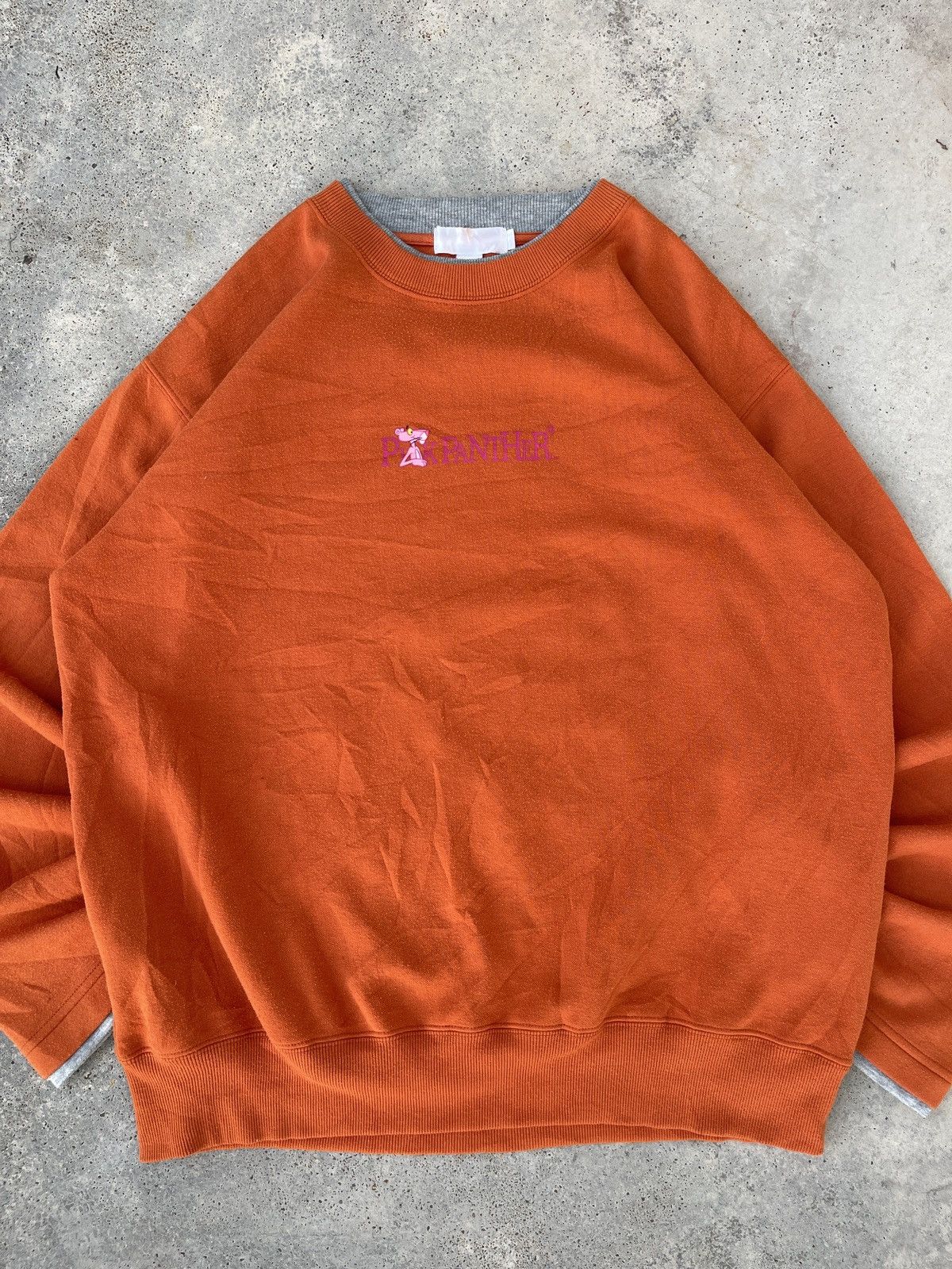 Anime × Cartoon Network × Vintage Vintage Y2K Pink Panther Sweatshirt Size US L / EU 52-54 / 3 - 2 Thumbnail