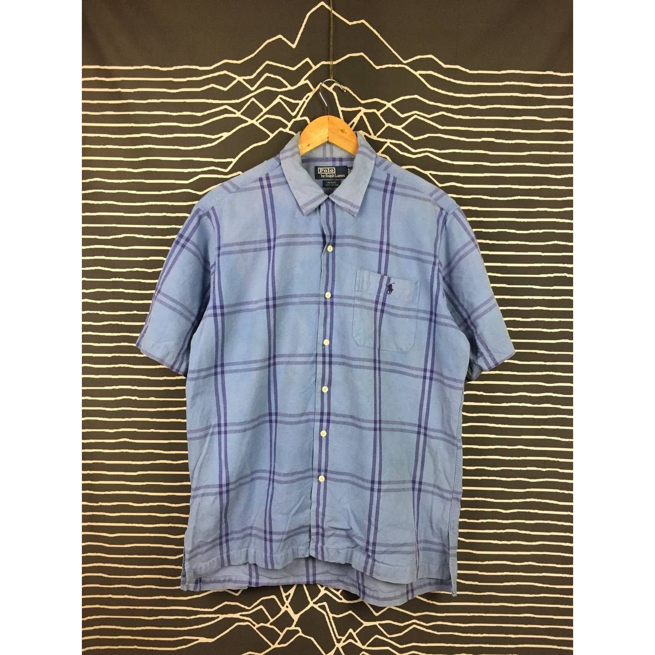 Polo Ralph Lauren × Vintage Vtg Polo Ralph Lauren Adams Short Sleeve Plaid Shirt Size US M / EU 48-50 / 2 - 2 Thumbnail