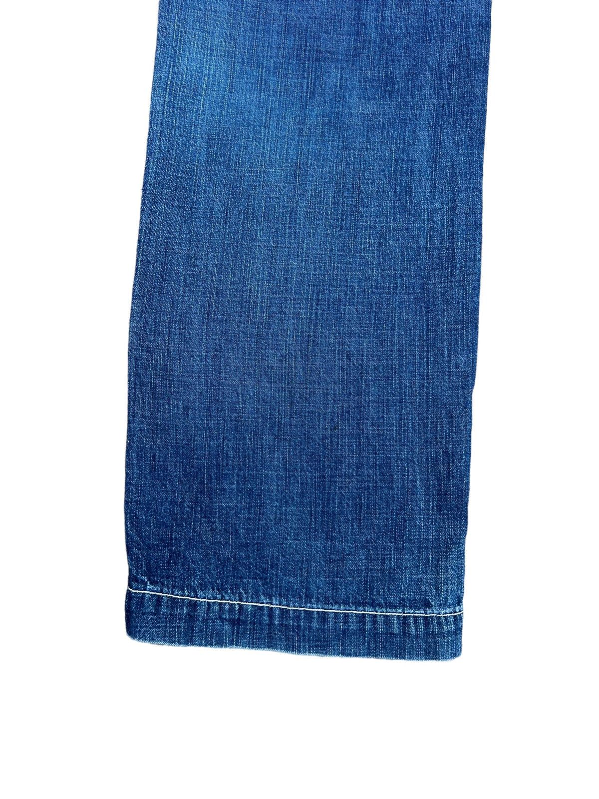 Comme des Garcons Homme Vintage CDGH Distress Fade Blue Denim Military Work Pant Size US 29 - 15 Thumbnail