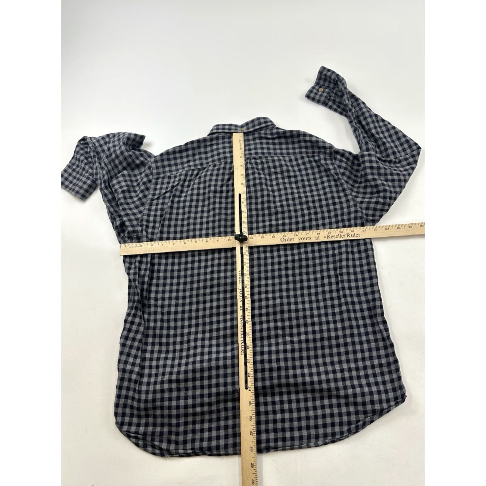 J.Crew J.Crew Shirt Mens Large Gray Plaid Workshirt Button Long Sleeve Size US L / EU 52-54 / 3 - 5 Thumbnail