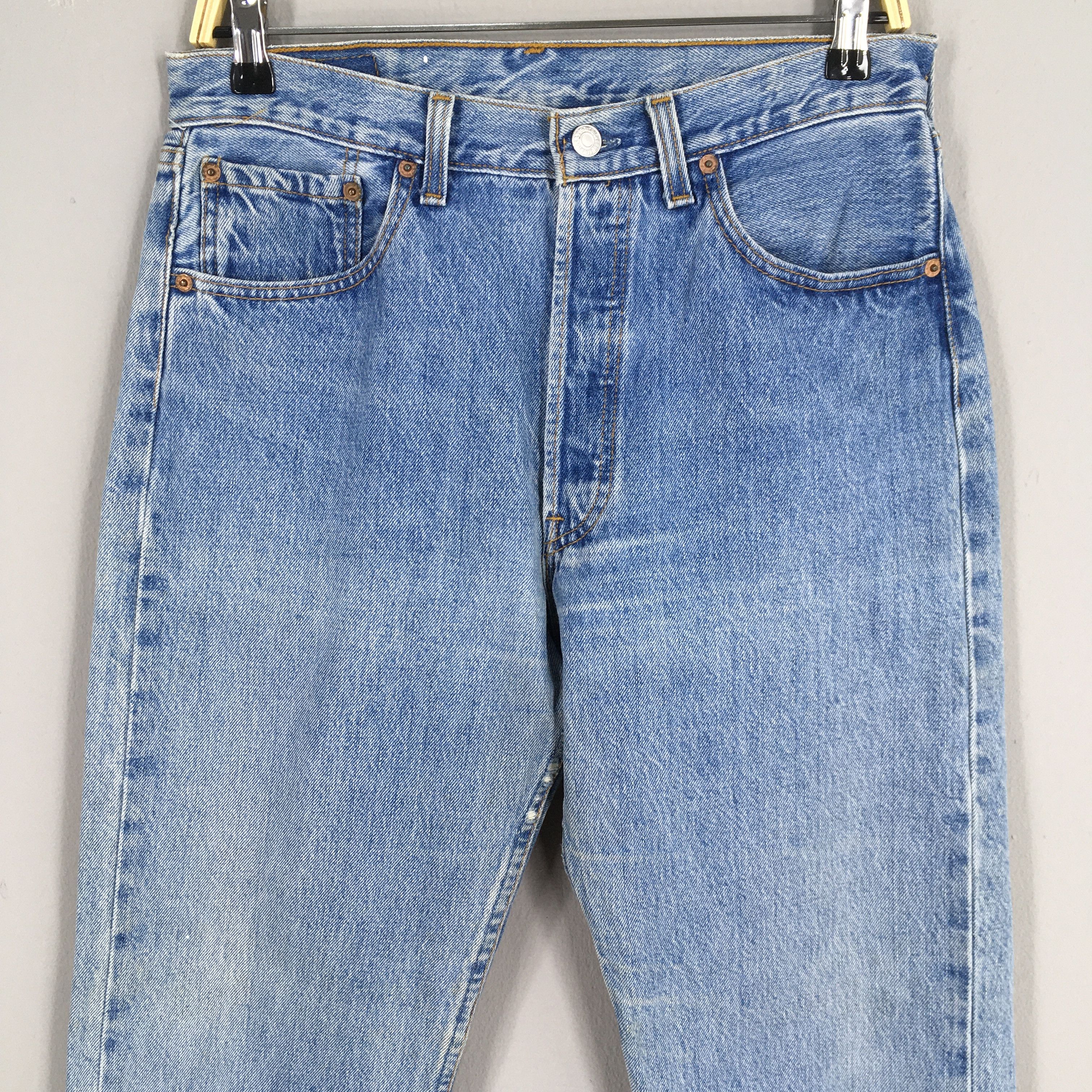 Levi's Size 29x29.5 Vintage 90's Levi's 501 High Rise Jeans S1729 Size 29" - 2 Thumbnail