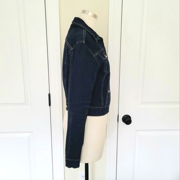 Other Juniors' Angels Dark Wash Denim Jacket Classic Retro Size M / US 6-8 / IT 42-44 - 5 Thumbnail