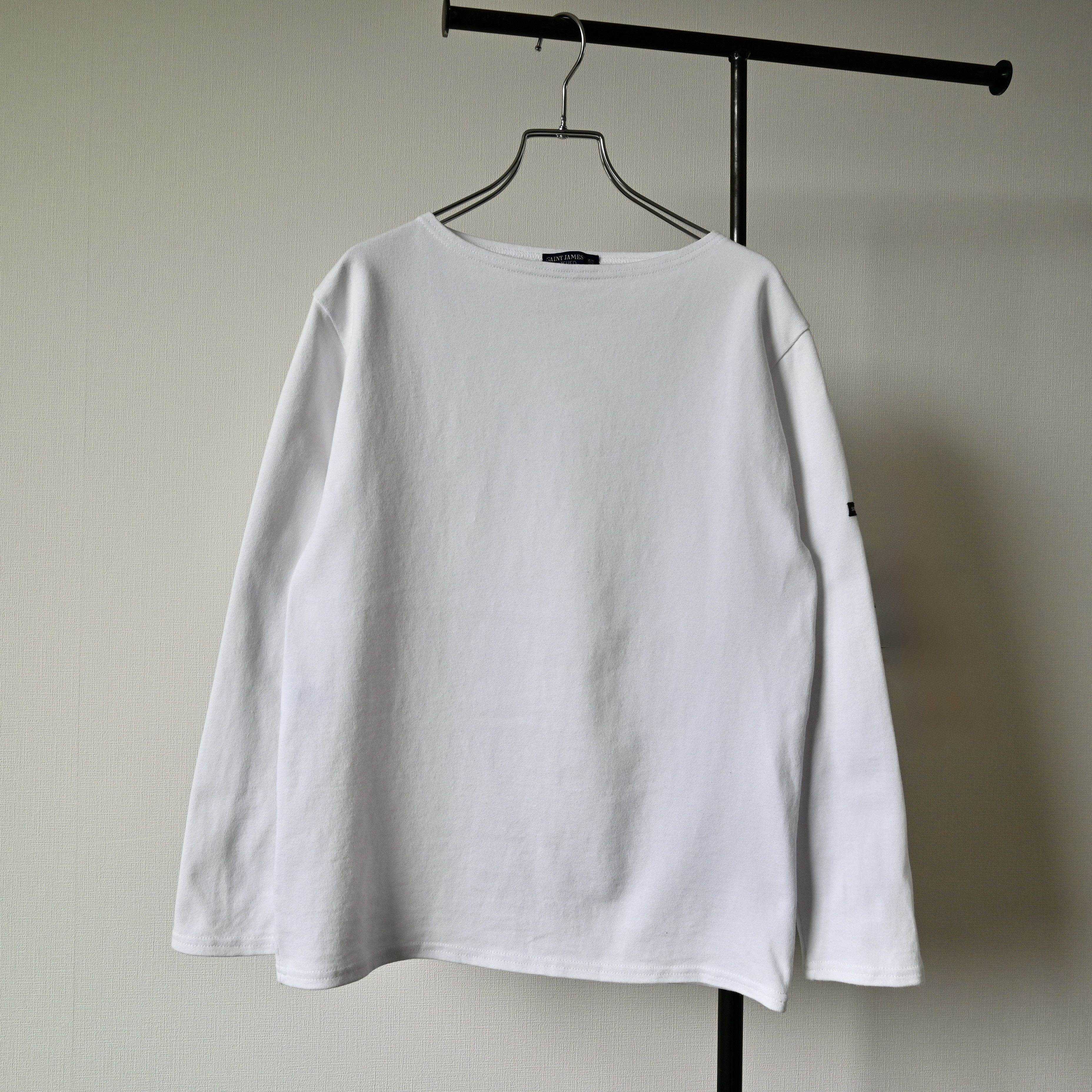 Saint James SAINT JAMES heavyweight cotton solid basque shirt, size 3 Size US S / EU 44-46 / 1 - 1 Thumbnail