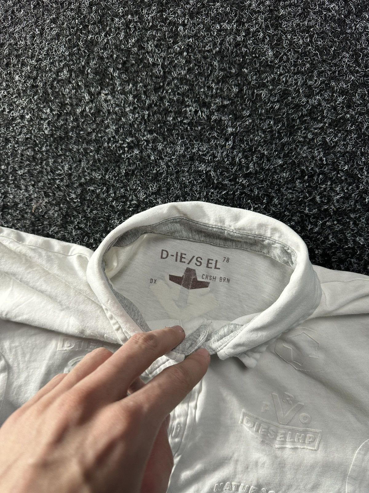 Diesel × Vintage 🚨VNTG Diesel Avant-garde POLO Shirt 90s very rare Streetwear Size US M / EU 48-50 / 2 - 5 Thumbnail