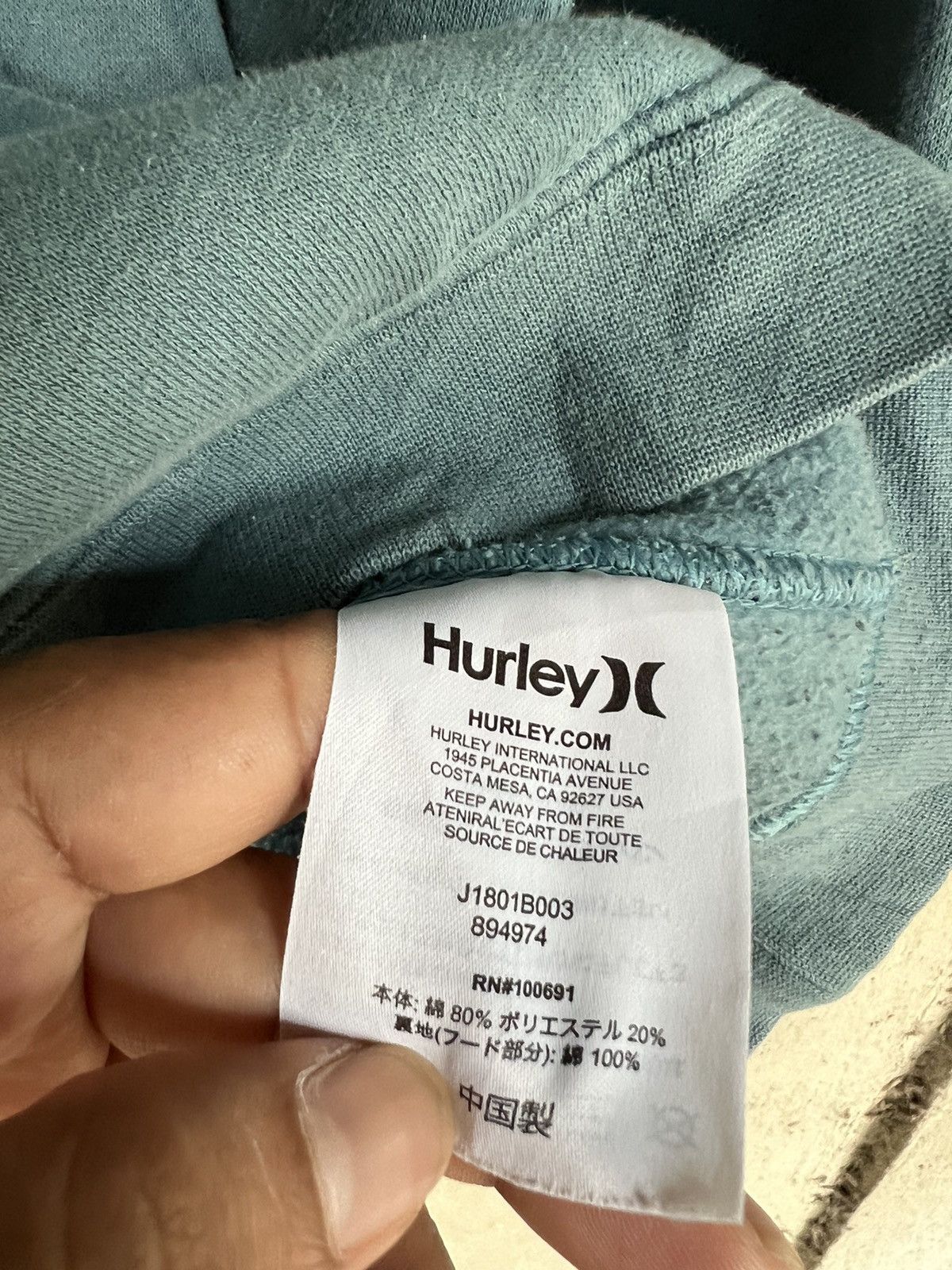 Hurley Hurley Spell Out Hoodies Size US M / EU 48-50 / 2 - 7 Thumbnail