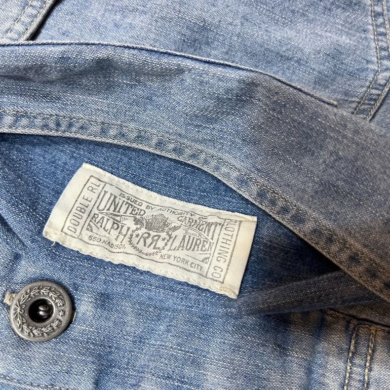 RRL Ralph Lauren RRL Ralph Lauren denim shirt Size US L / EU 52-54 / 3 - 4 Thumbnail