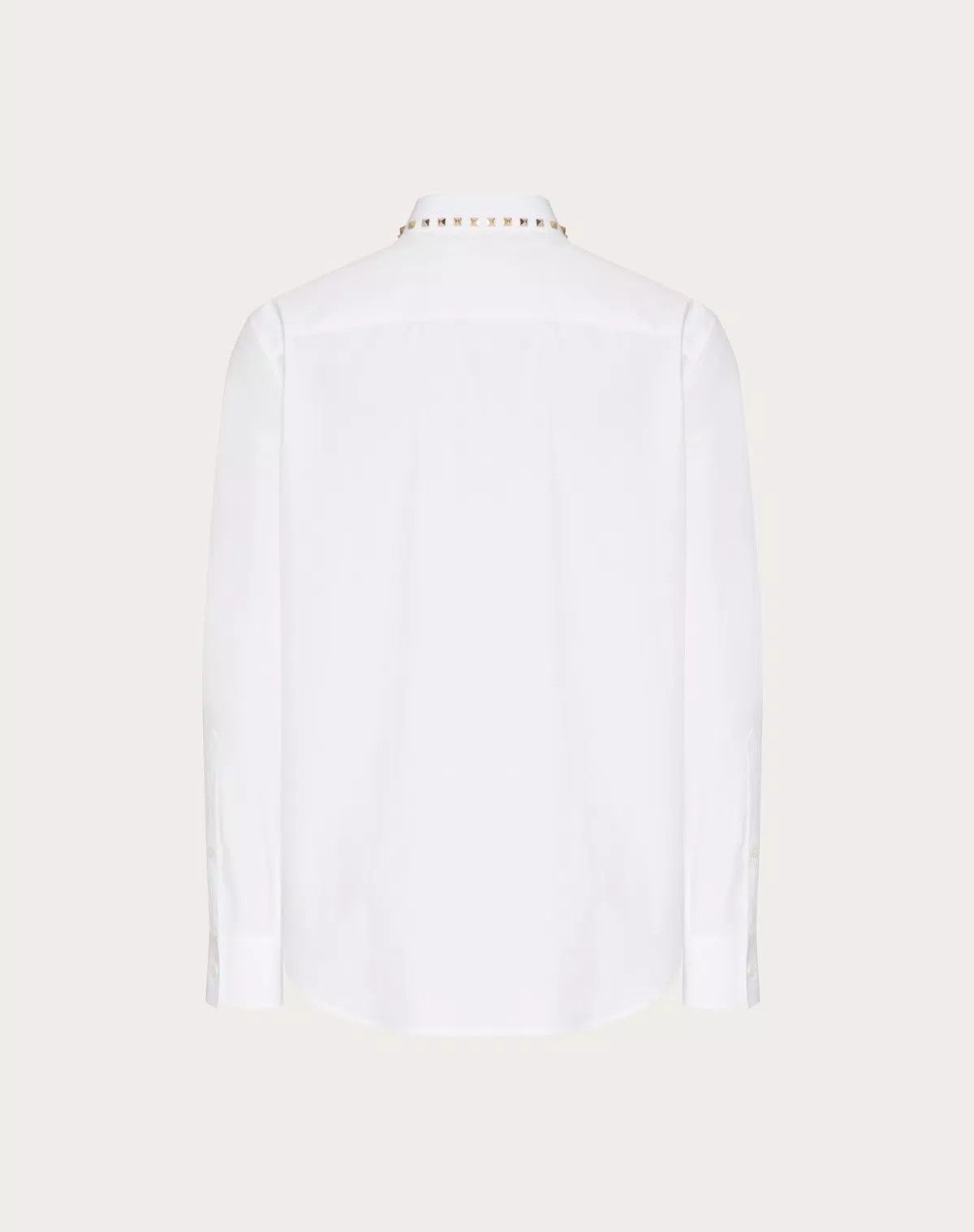 Valentino oc11z0725 Long Sleeve Cotton Shirt in White Size US M / EU 48-50 / 2 - 2 Thumbnail
