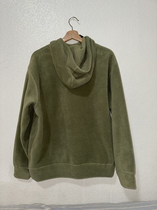 Supreme Supreme Polartec Hooded Sweatshirt Olive size M | Grailed