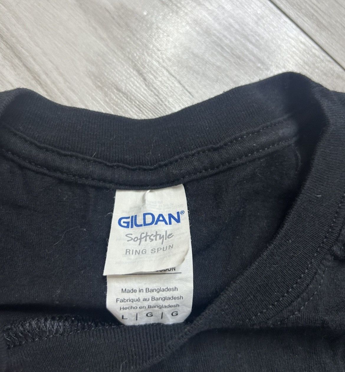 Vintage Funny Fishing Quote Tee Gildan Softstyle Black Size L Size US L / EU 52-54 / 3 - 4 Thumbnail