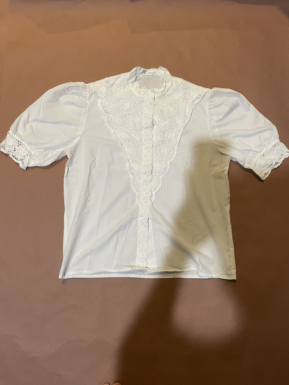 Other Vintage German Lace Blouse Size S / US 4 / IT 40 - 1 Thumbnail
