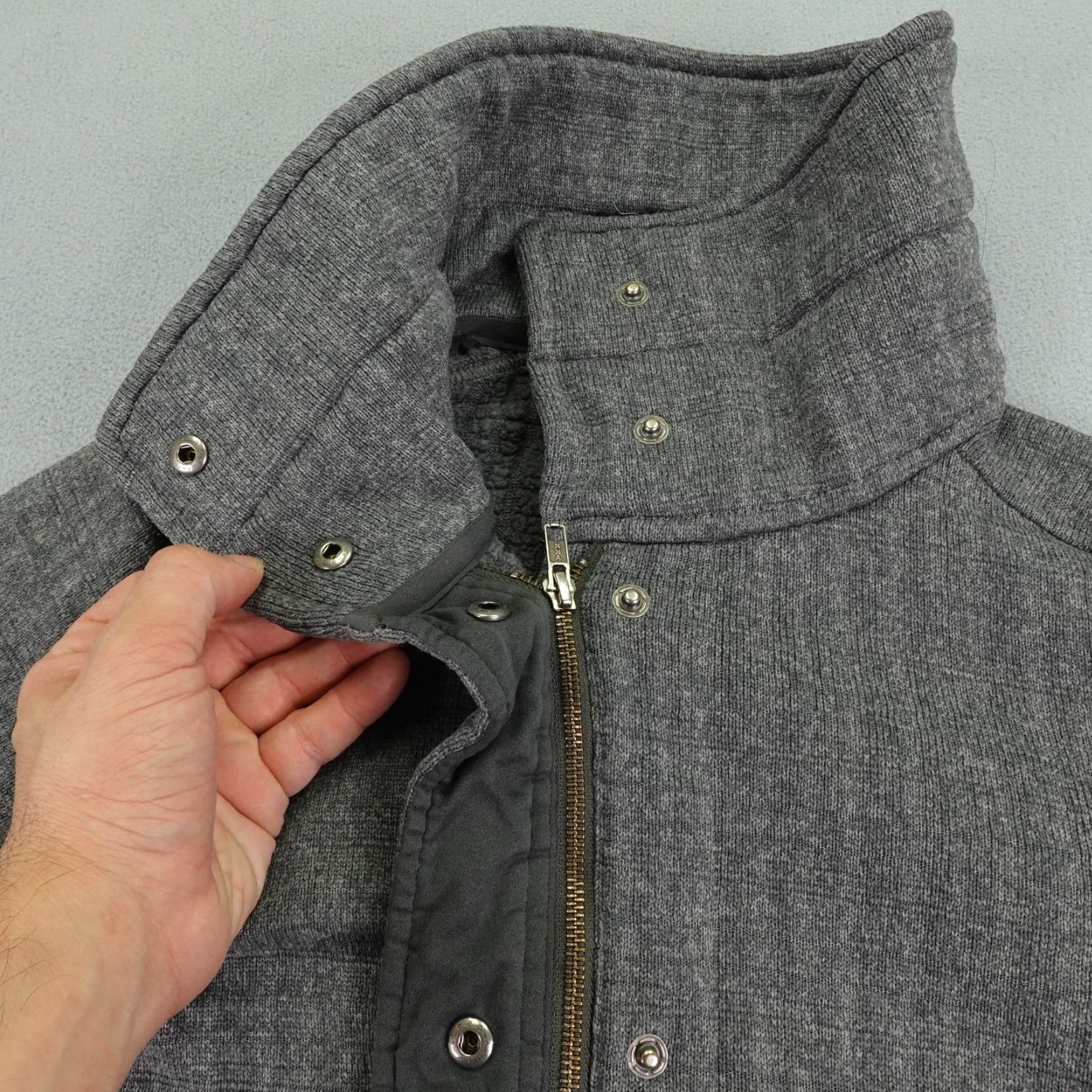 Patagonia Patagonia Better Sweater Coat Jacket Womens Medium Gray Fleece Zip Snap Hooded Long Coat Pockets Logo Outdoor Size M / US 6-8 / IT 42-44 - 4 Thumbnail