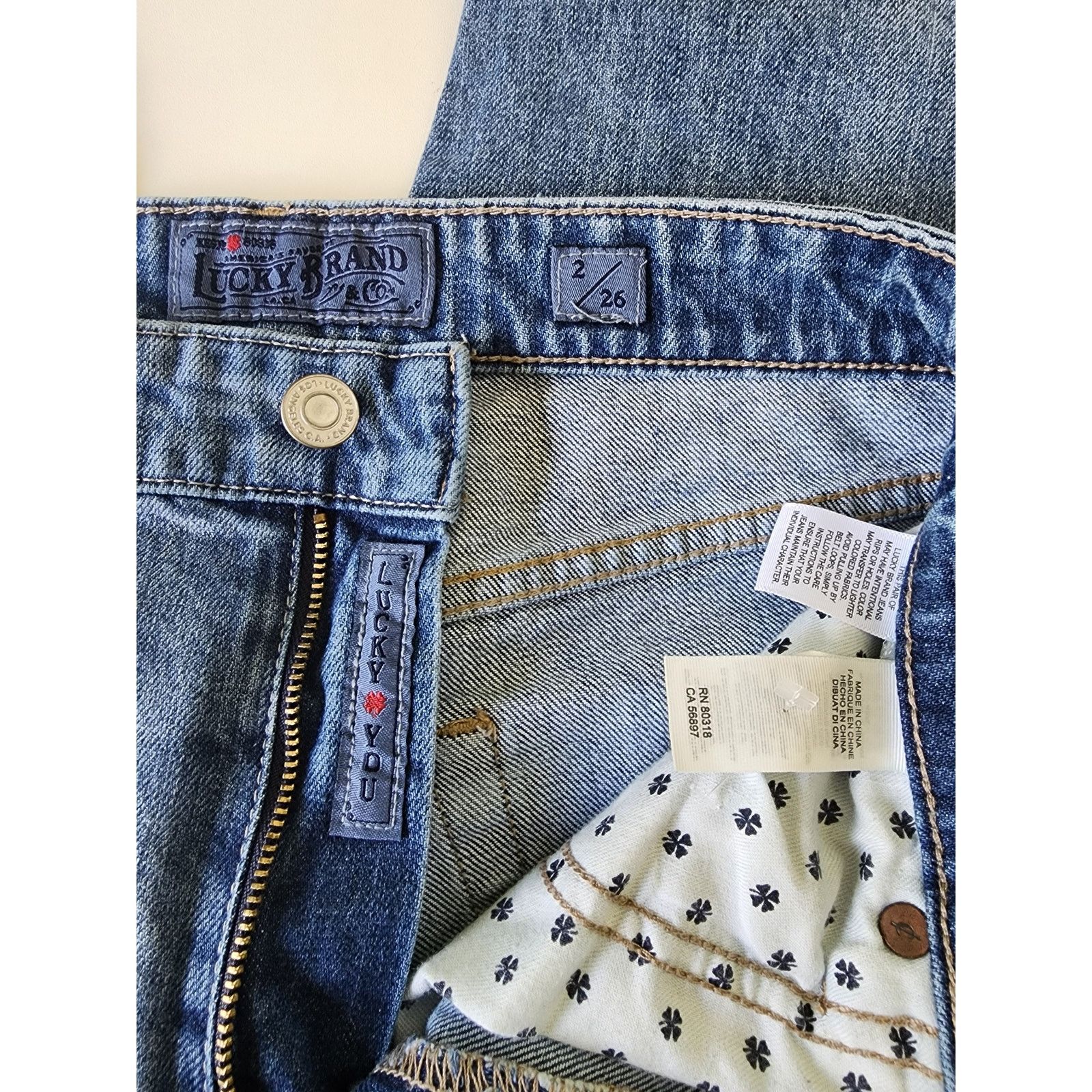 Lucky Brand Lucky Brand Bridgette Skinny Jeans Womens 2/26 Blue Size 26" / US 2 / IT 38 - 3 Thumbnail