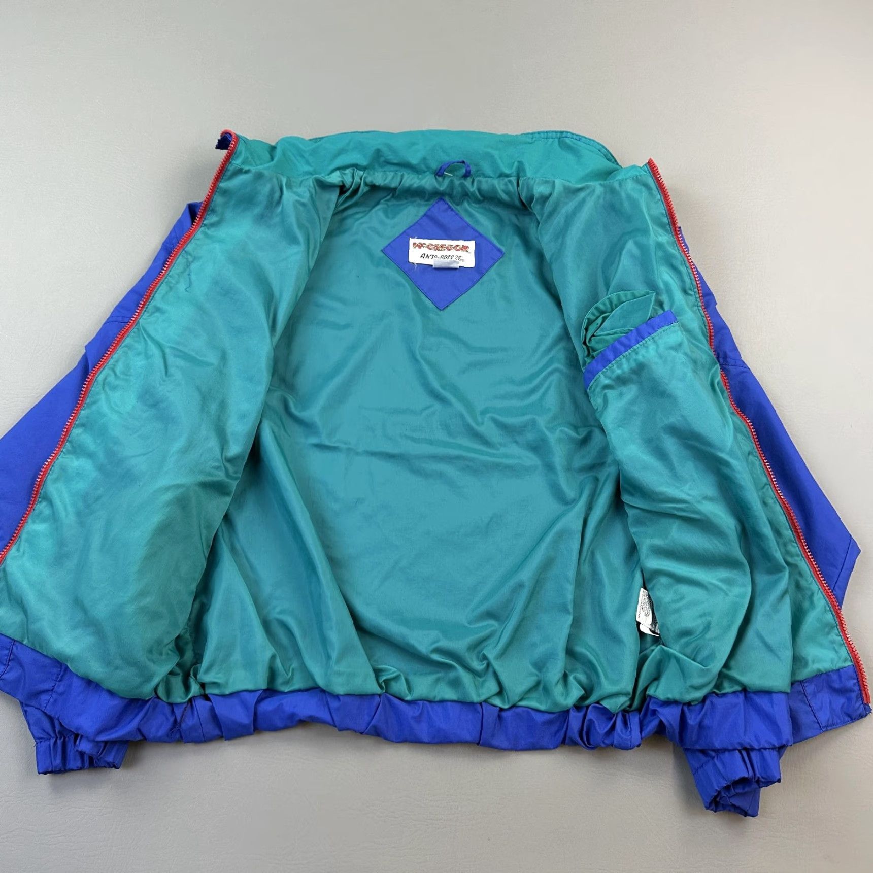 McGregor Vintage McGregor Jacket Mens M Blue Windbreaker Hooded Anti-Breeze 90s Size US M / EU 48-50 / 2 - 3 Thumbnail