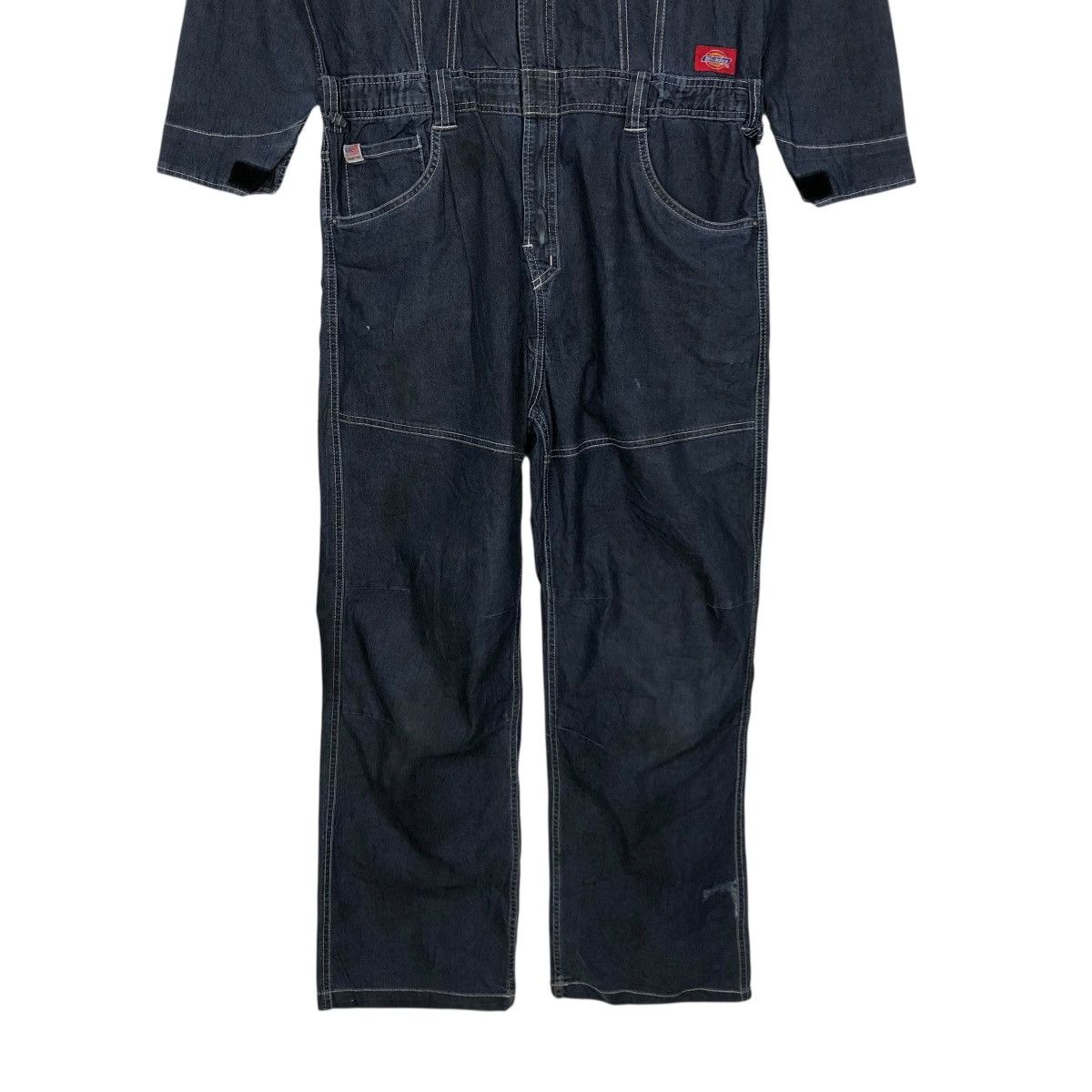 Japanese Brand 🔥VINTAGE DENIM WORKER OVERALL DICKIES USA INDIGO Size US 32 / EU 48 - 5 Thumbnail