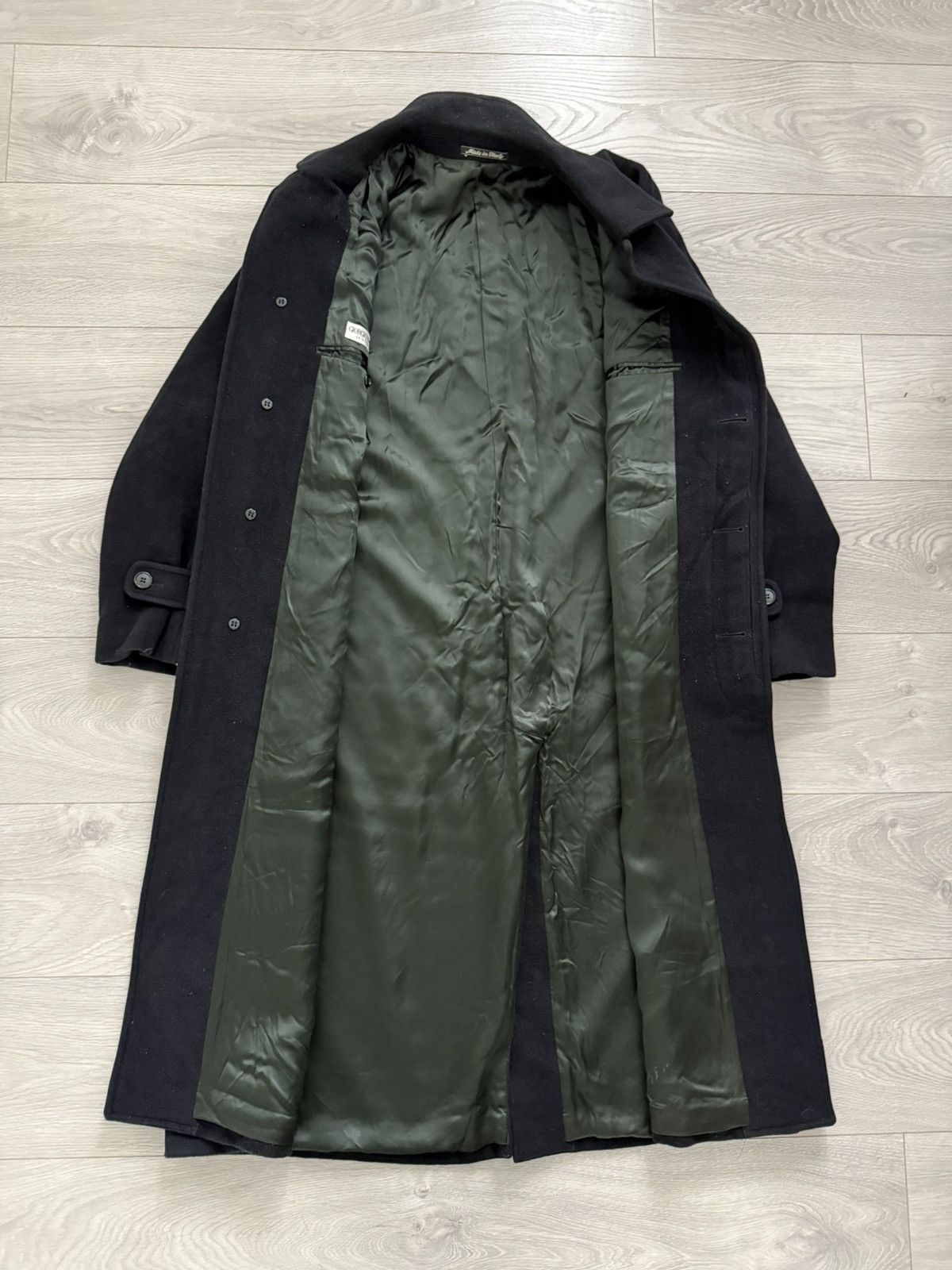 Armani Giorgio Armani 1980s Balmacaan Wool Overcoat Size M Size US M / EU 48-50 / 2 - 14 Thumbnail