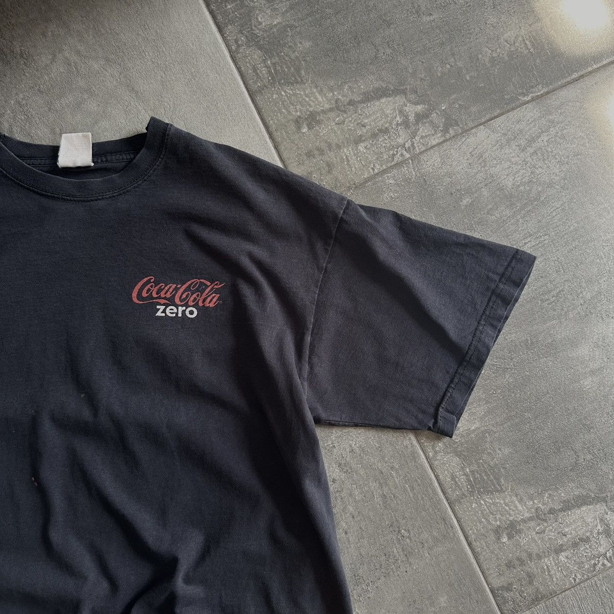Coca Cola × Vintage Vintage Coca-Cola Zero T-shirts Big Logo Y2K Style USA 00s Size US M / EU 48-50 / 2 - 6 Thumbnail