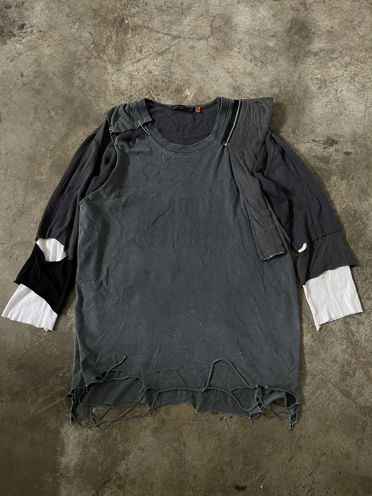 Undercover 05AW Undercover “Arts & Crafts” Distressed Layered 3Q Size US L / EU 52-54 / 3 - 1 Thumbnail