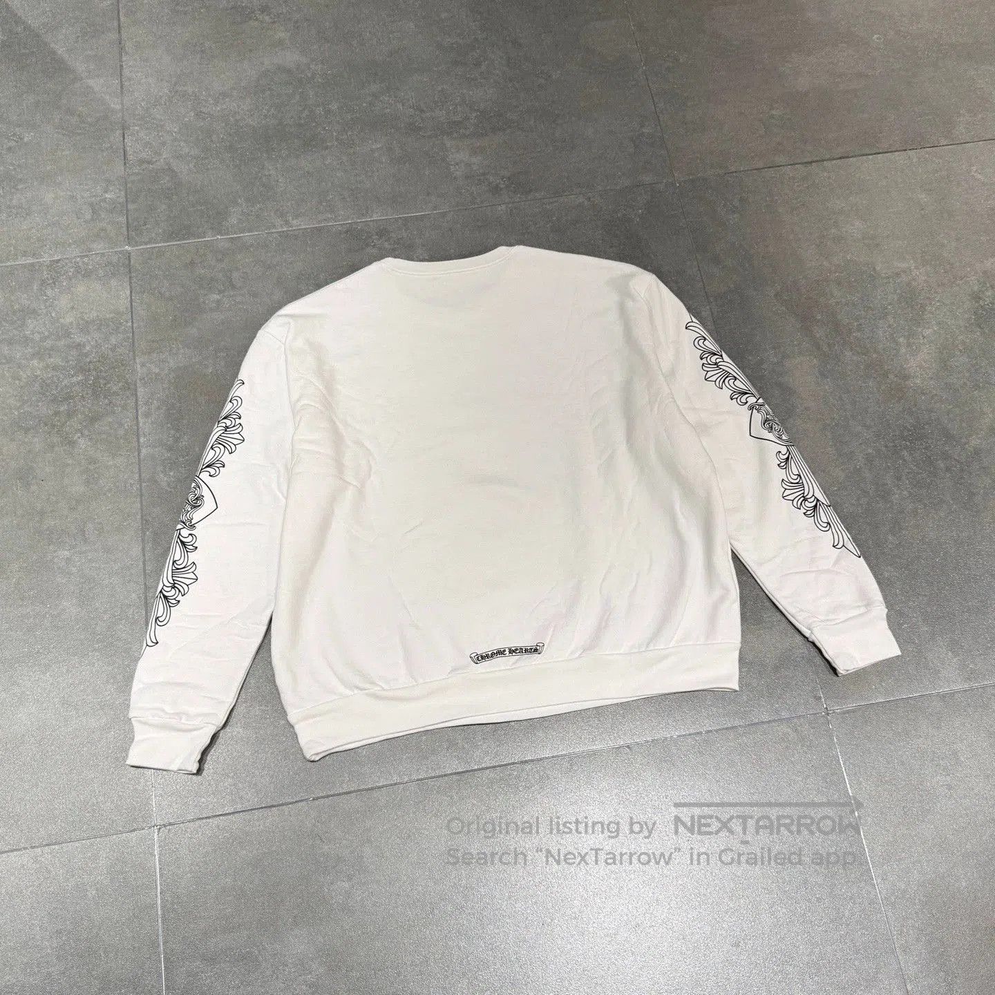 Chrome Hearts chrome hearts white love vines sweatshirt. Size US S / EU 44-46 / 1 - 2 Thumbnail