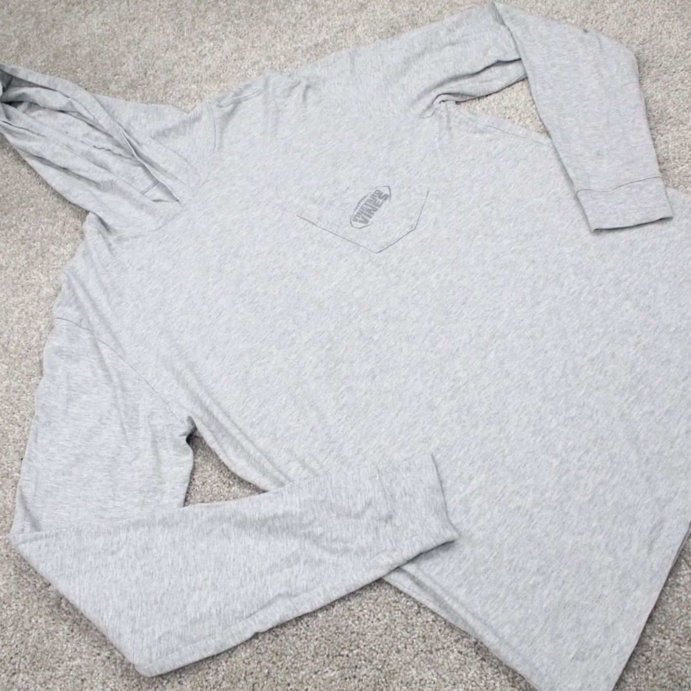 Vineyard Vines Vineyard Vines Hoodie Mens Small Gray Football Long Sleeve Pullover Hooded Sweatshirt Size US S / EU 44-46 / 1 - 7 Thumbnail