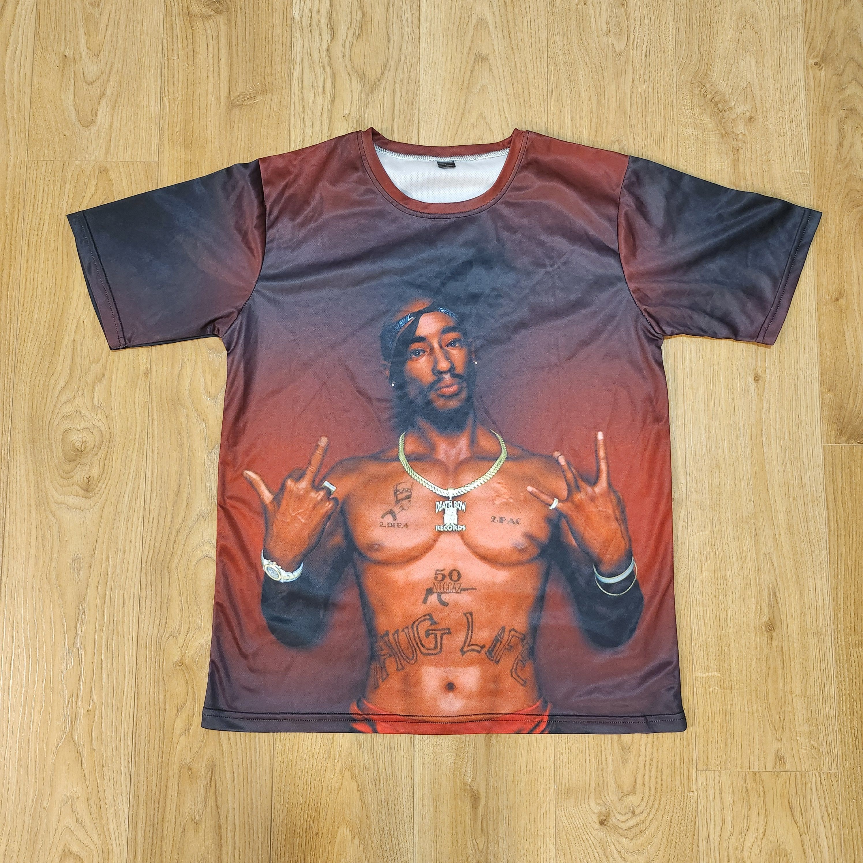 Band Tees Fullprint Tupac tshirt Size US L / EU 52-54 / 3 - 1 Thumbnail