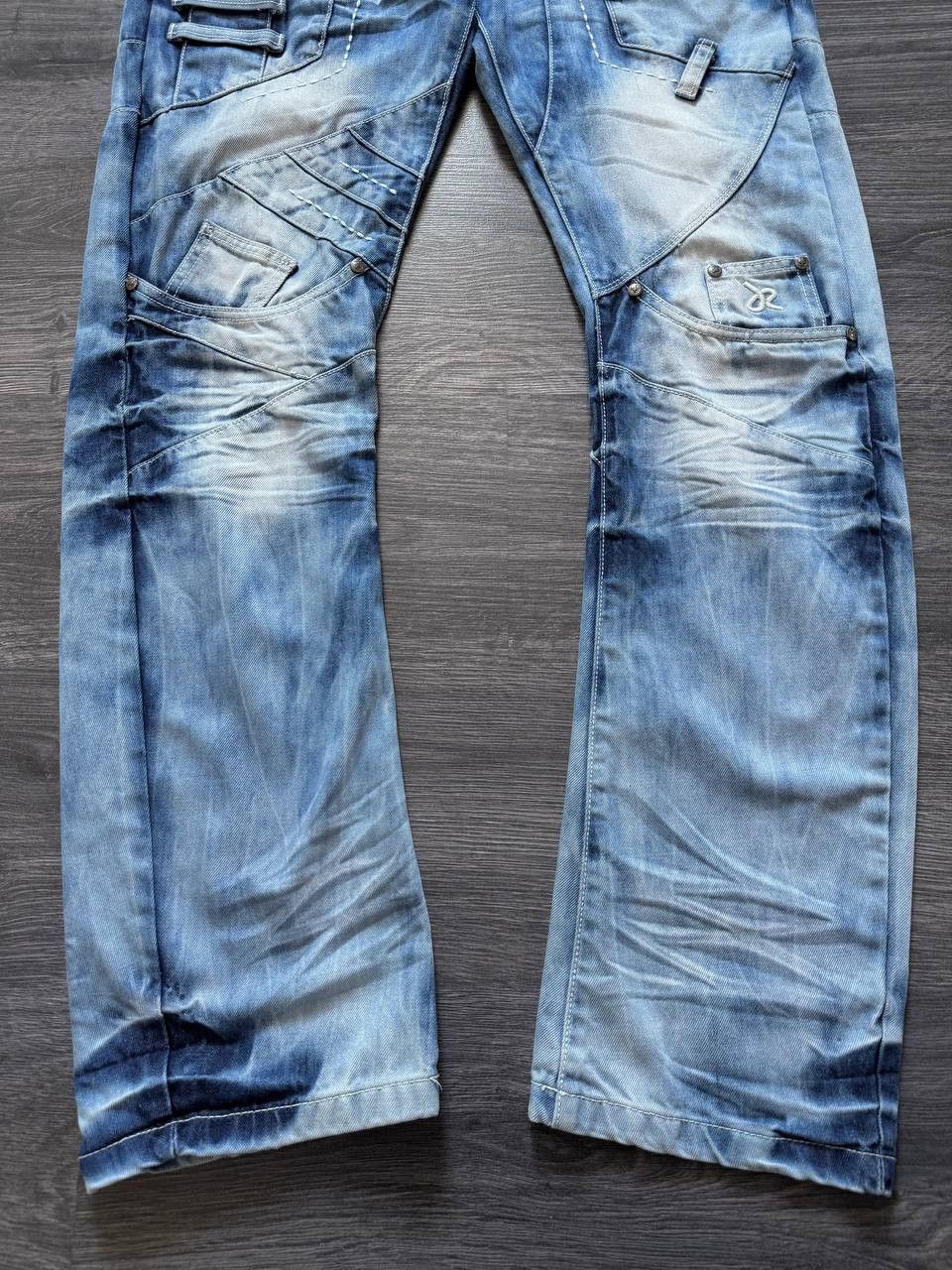 Japanese Brand JapRag By Okusama zaniki cargo denim pant trouser Jean Japan Size US 34 / EU 50 - 6 Thumbnail