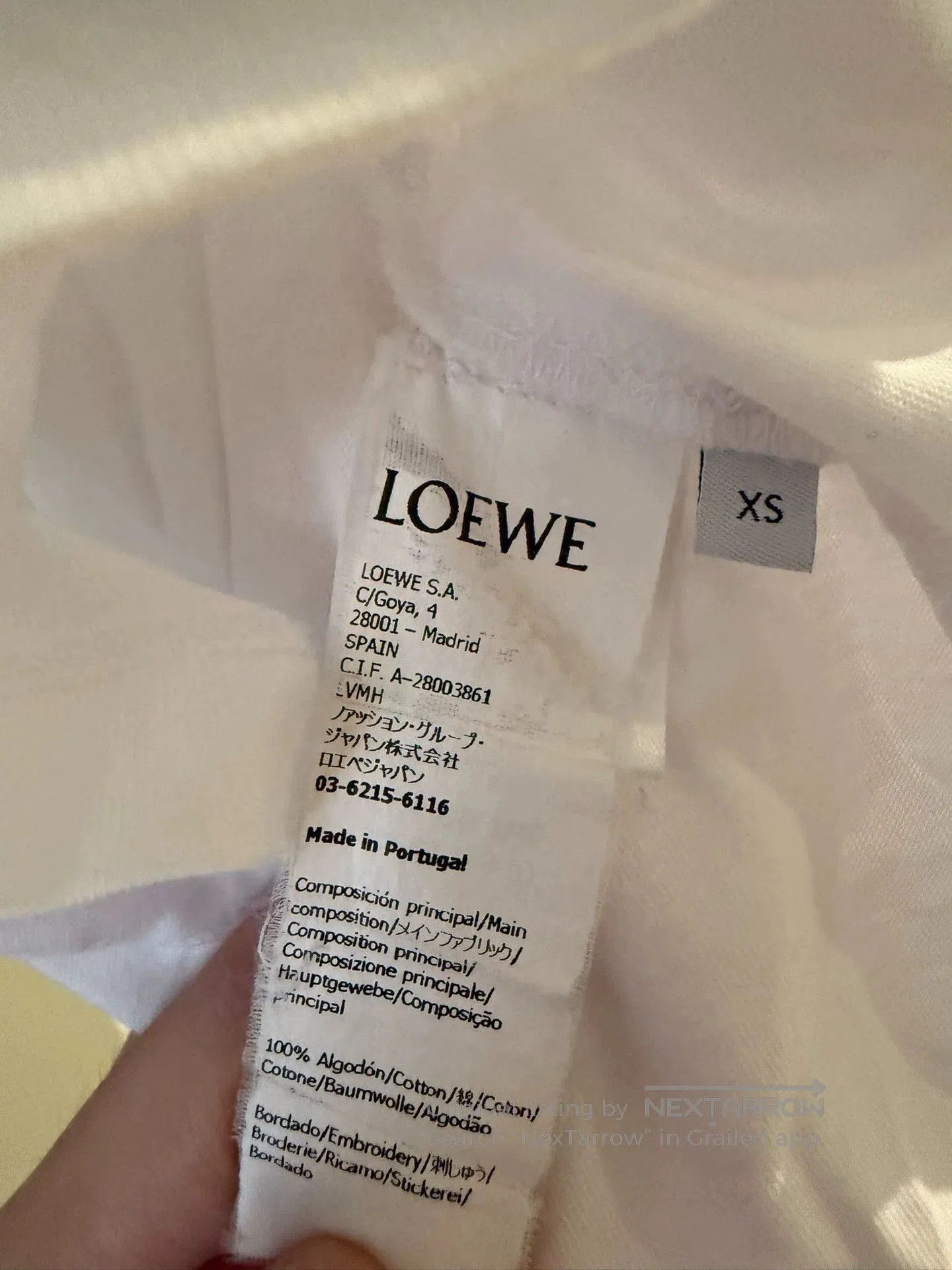 Loewe Loewe Logo Short Sleeve T. Size US XS / EU 42 / 0 - 3 Thumbnail