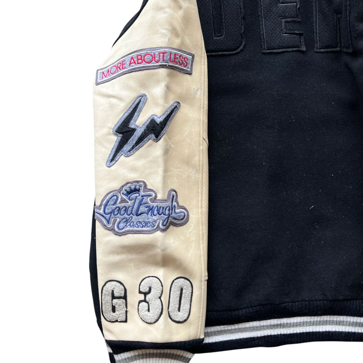 GOODENOUGH RARE VINTAGE GOOD ENOUGH CLASSIC 30G VARSITY BOMBER JACKET Size US XL / EU 56 / 4 - 13 Thumbnail