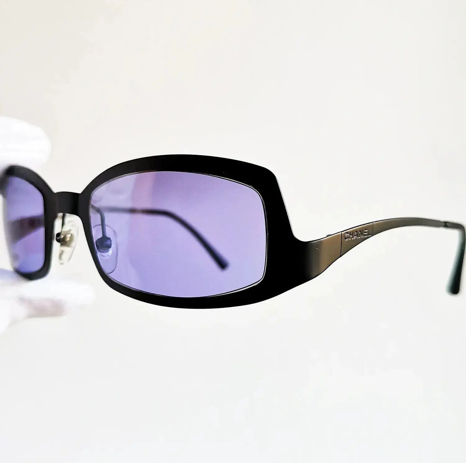 Chanel × Vintage CHANEL SUNGLASSES 4022 LOGO ICONIC 4017 Mask RI902 Size ONE SIZE - 2 Thumbnail