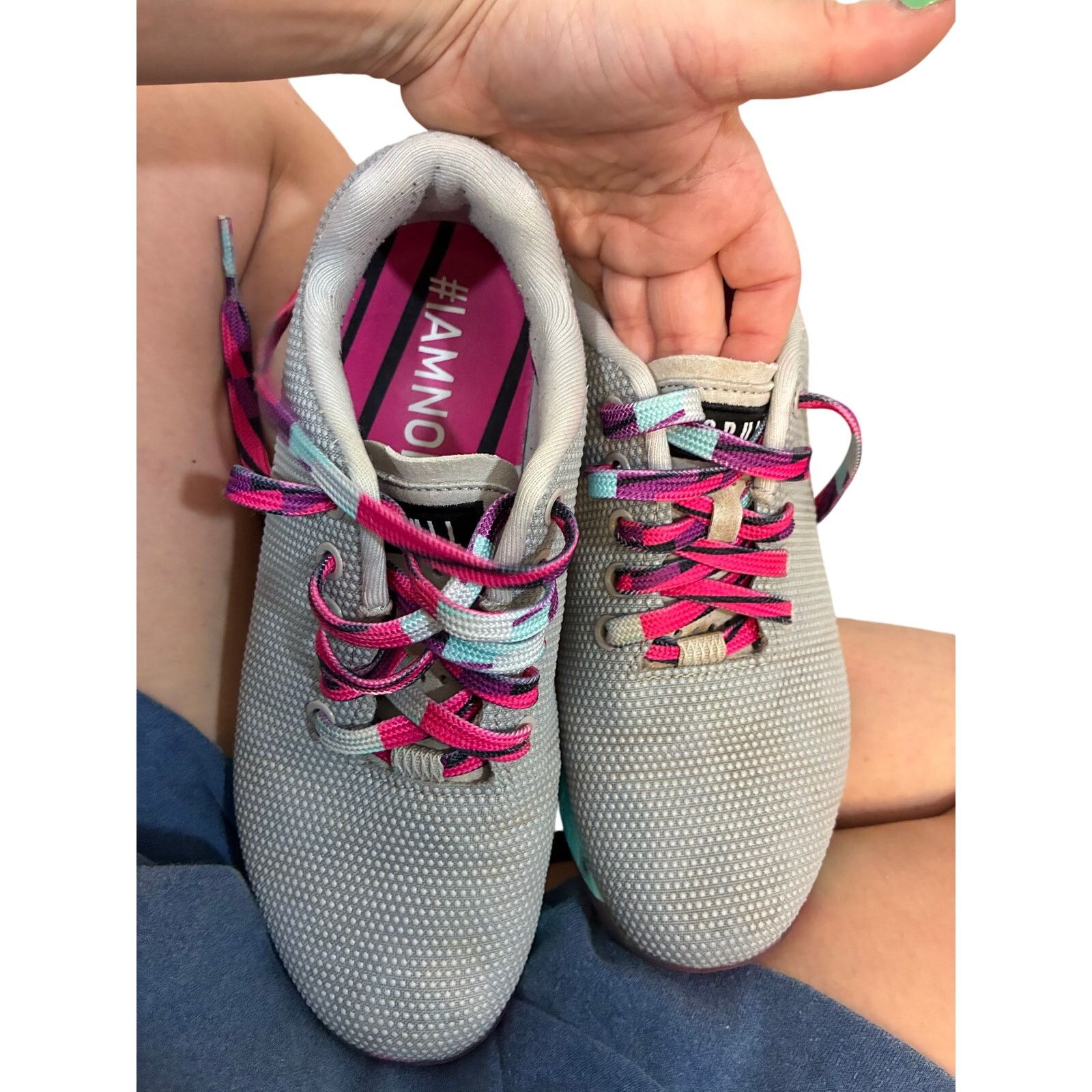 Other NOBULL Outwork SuperFabric Trainer Sneakers Gray Pink 7.5 Size US 7 / EU 40 - 6 Thumbnail