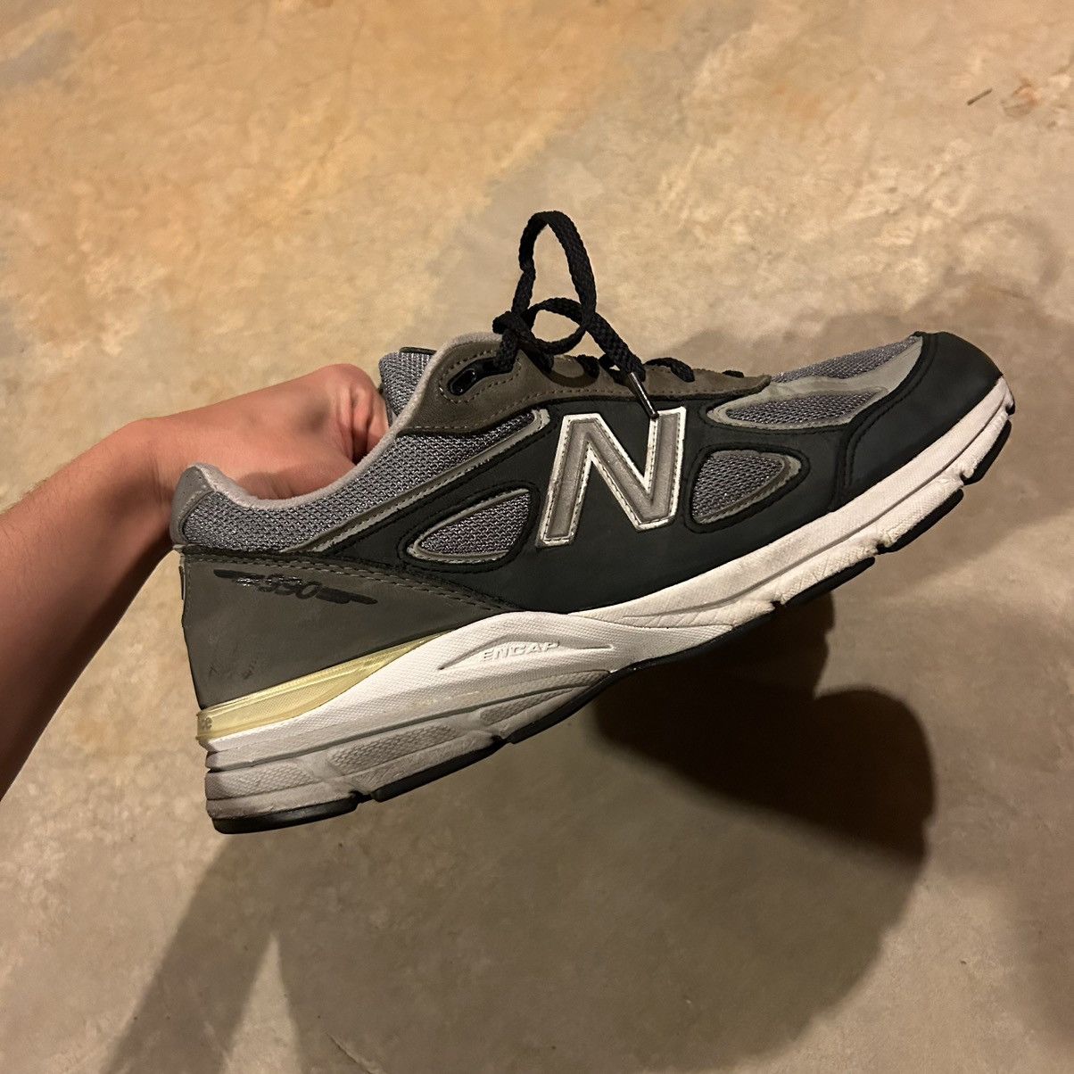 New Balance New Balance 990v4 Silver Mink 2017 US 12.5 Made in USA 🇺🇸 Size US 12.5 / EU 45-46 - 5 Thumbnail
