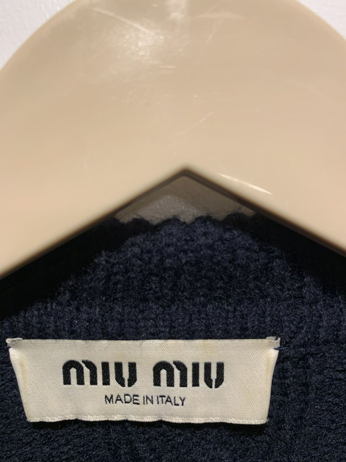Miu Miu MIU MIU Cable-Knit Wool-Blend Zip Cardigan Size XS / US 0-2 / IT 36-38 - 5 Thumbnail