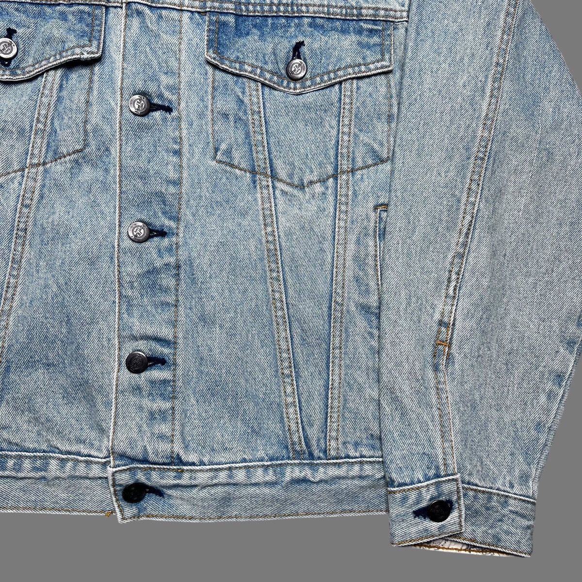 Hard Rock Cafe × Vintage Vtg 1990s Hard Rock Cafe Save The Planet Dallas Denim Jacket Size US S / EU 44-46 / 1 - 16 Thumbnail