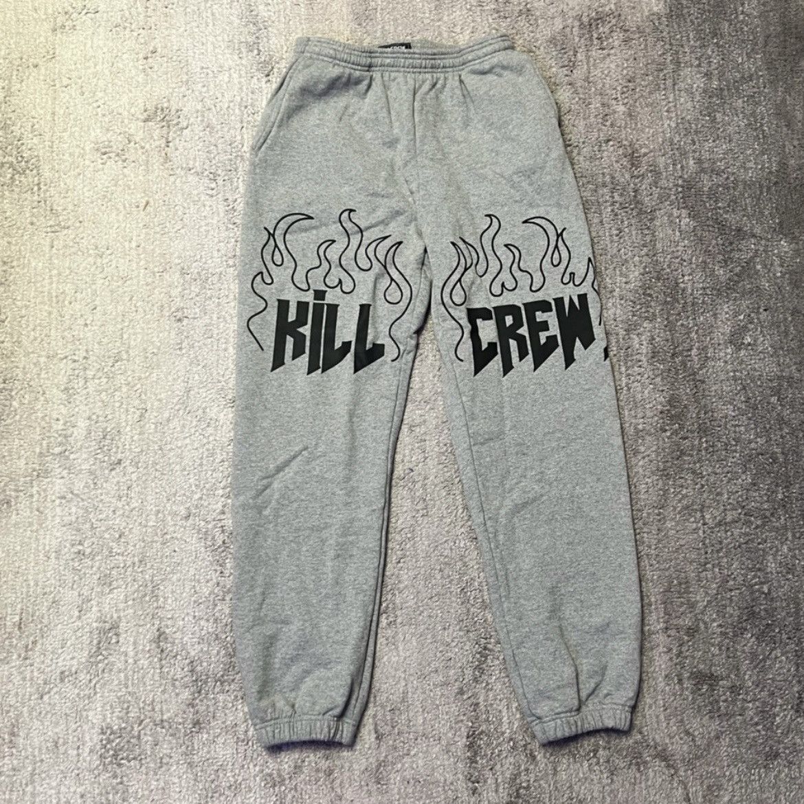 Kill Crew HEAVYWEIGHT LUX SWEATPANTS FLAME - GREY - M